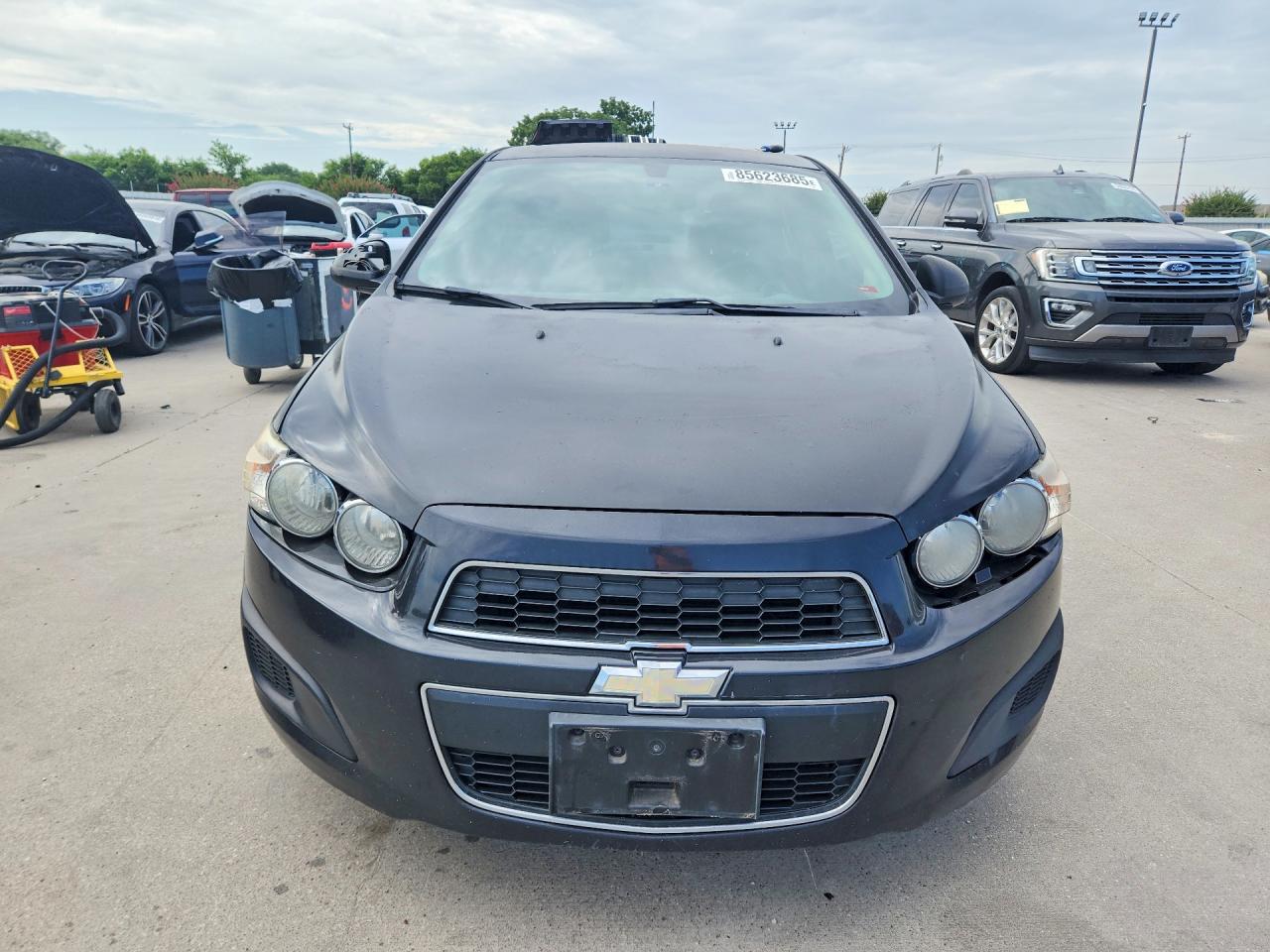 2015 Chevrolet Sonic Ls Black vin: 1G1JA5SH2F4129952