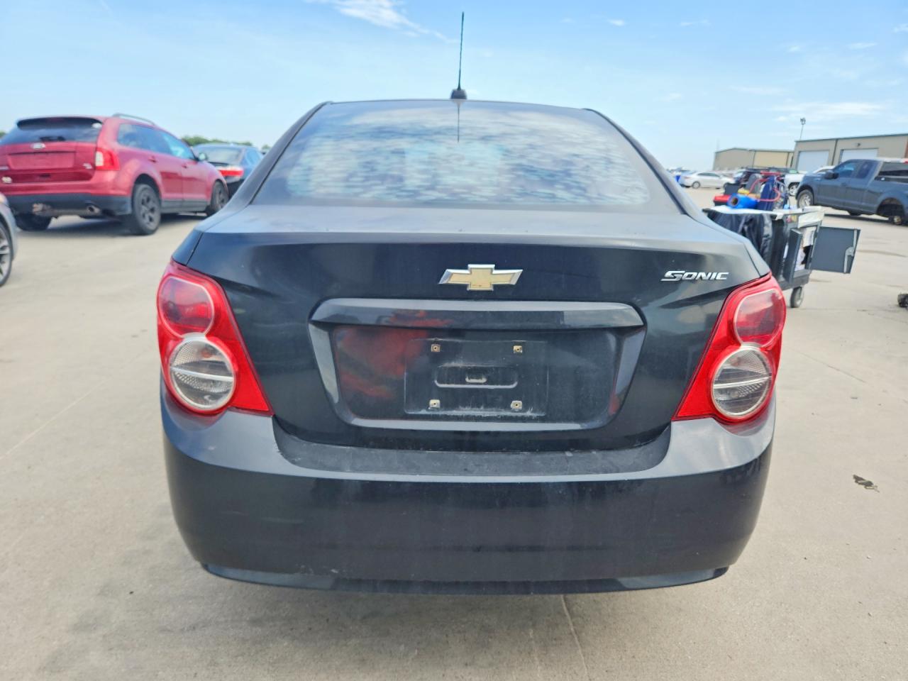2015 Chevrolet Sonic Ls Black vin: 1G1JA5SH2F4129952