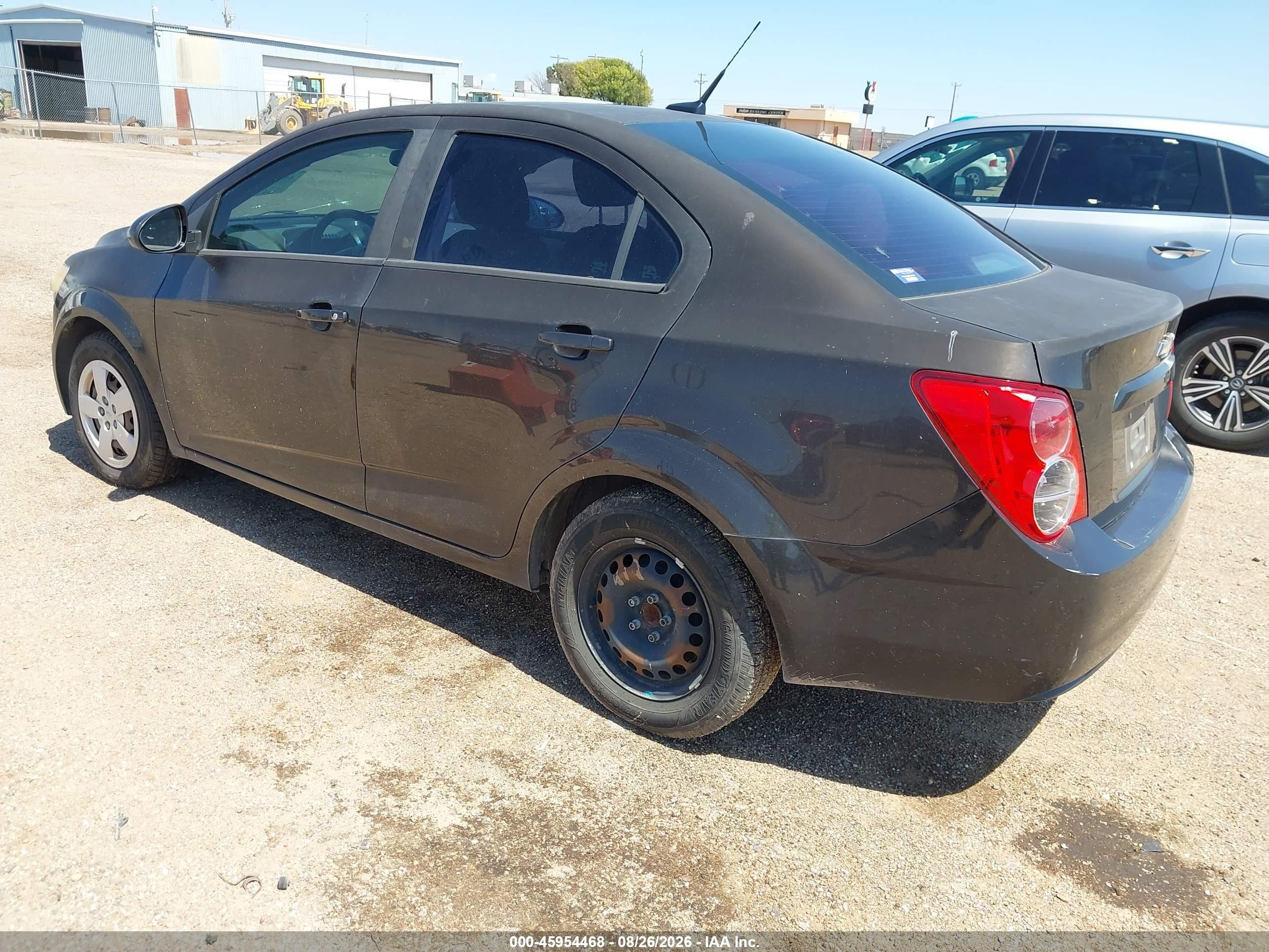 2013 Chevrolet Sonic Ls Auto Black vin: 1G1JA5SH3D4247067