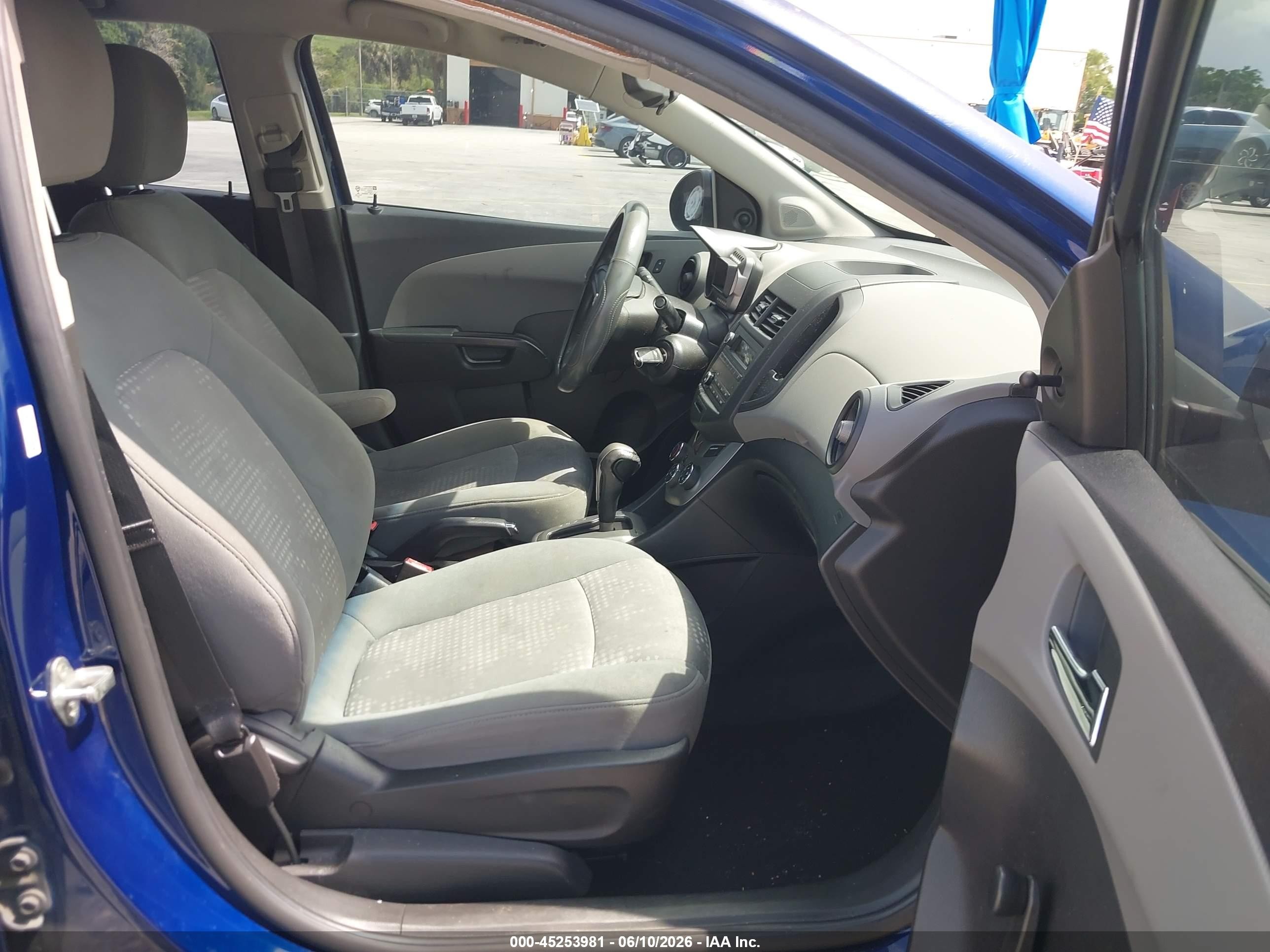 2014 Chevrolet Sonic Ls Auto Blue vin: 1G1JA5SH3E4124791