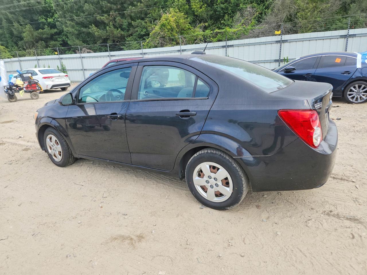 2015 Chevrolet Sonic Ls Black vin: 1G1JA5SH3F4185883