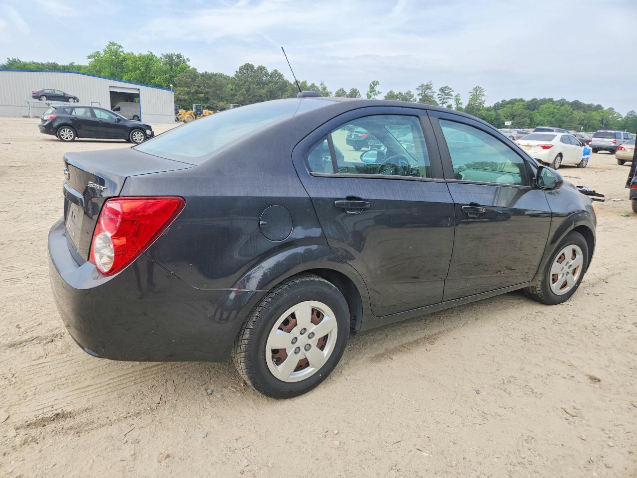 2015 Chevrolet Sonic Ls Black vin: 1G1JA5SH3F4185883