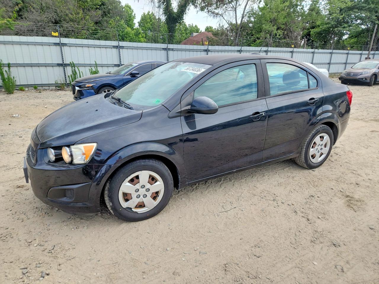 2015 Chevrolet Sonic Ls Black vin: 1G1JA5SH3F4185883
