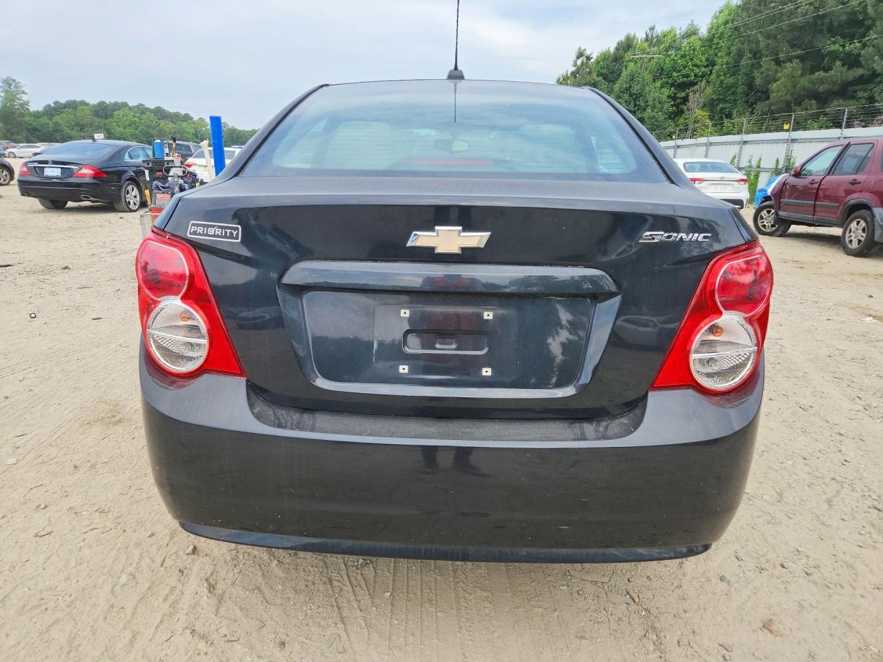2015 Chevrolet Sonic Ls Black vin: 1G1JA5SH3F4185883