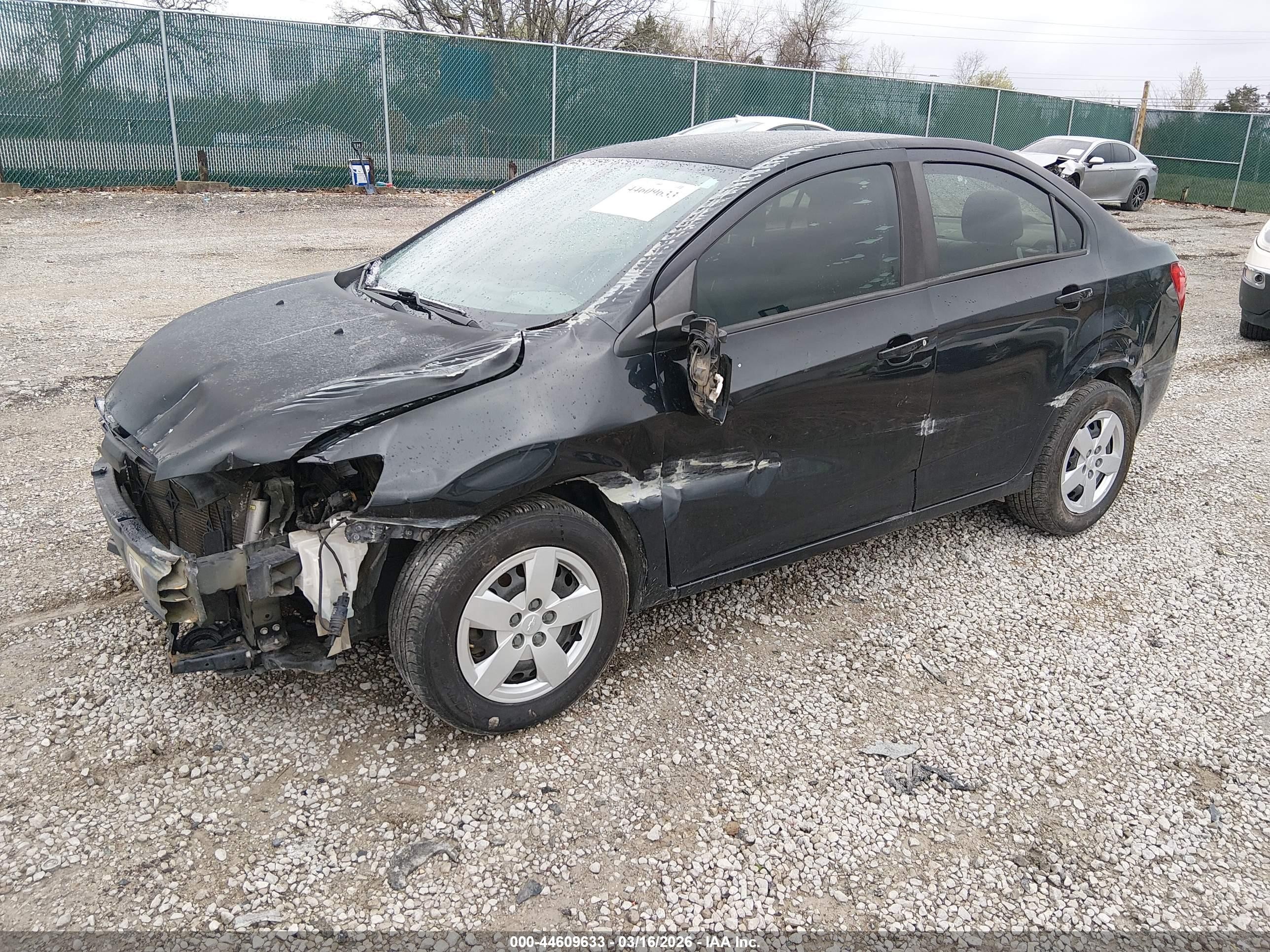 2015 Chevrolet Sonic Ls Auto Black vin: 1G1JA5SH3F4215433