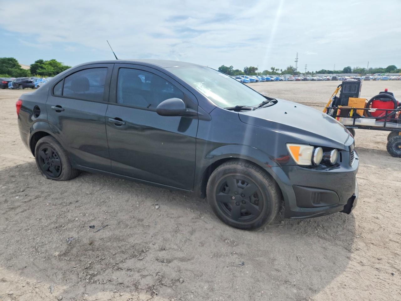 2014 Chevrolet Sonic Ls Black vin: 1G1JA5SH4E4180433