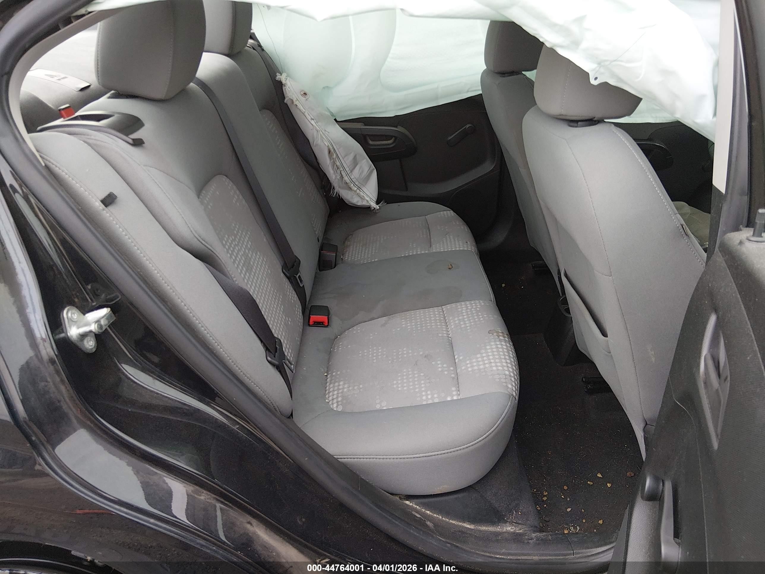 2015 Chevrolet Sonic Ls Auto Black vin: 1G1JA5SH4F4142279