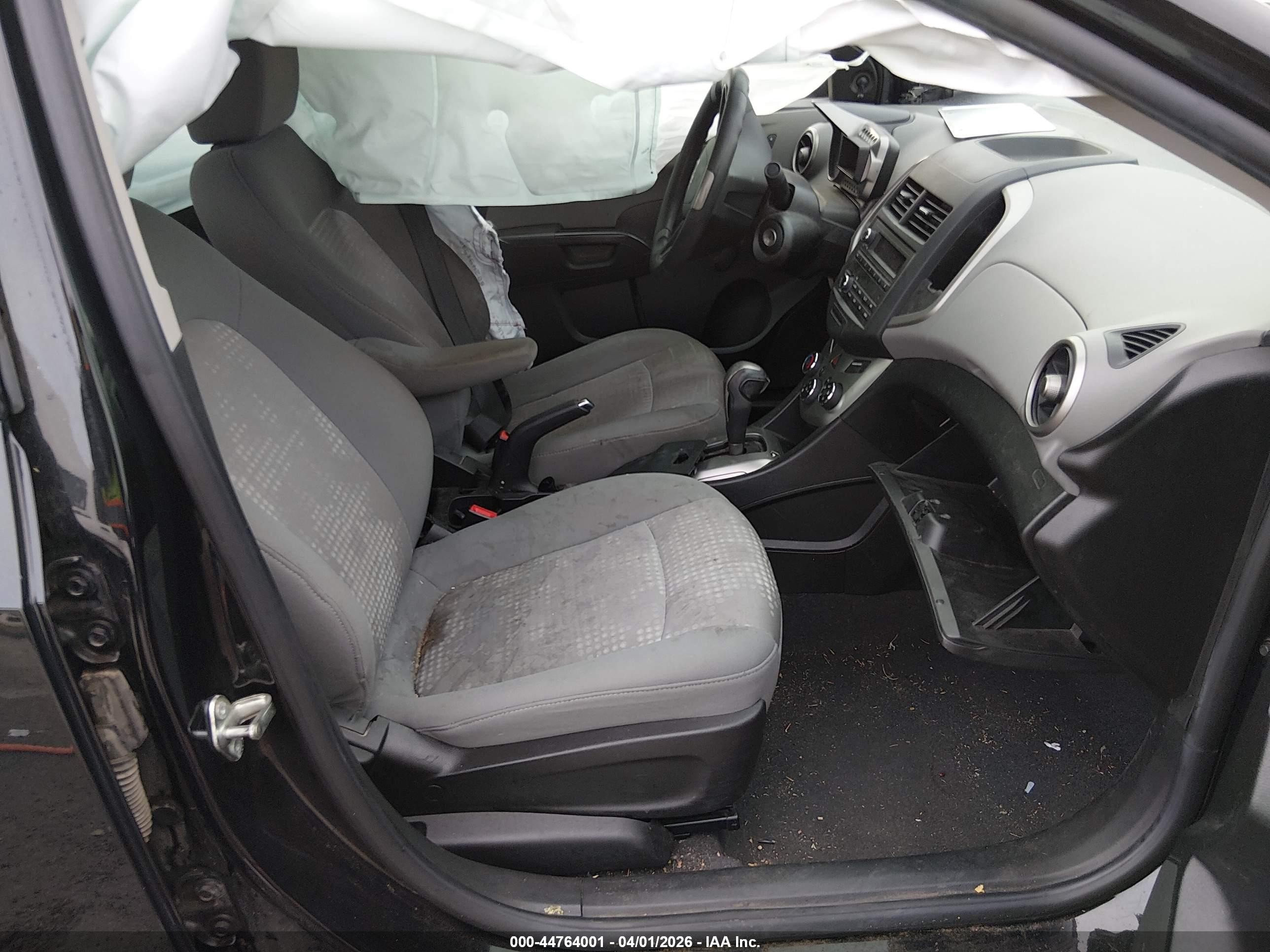 2015 Chevrolet Sonic Ls Auto Black vin: 1G1JA5SH4F4142279