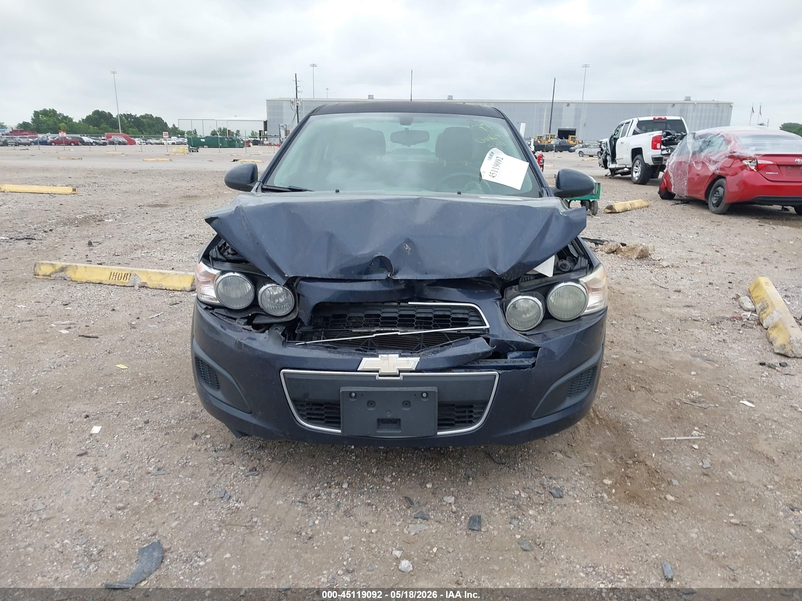 2015 Chevrolet Sonic Ls Auto Blue vin: 1G1JA5SH4F4181650