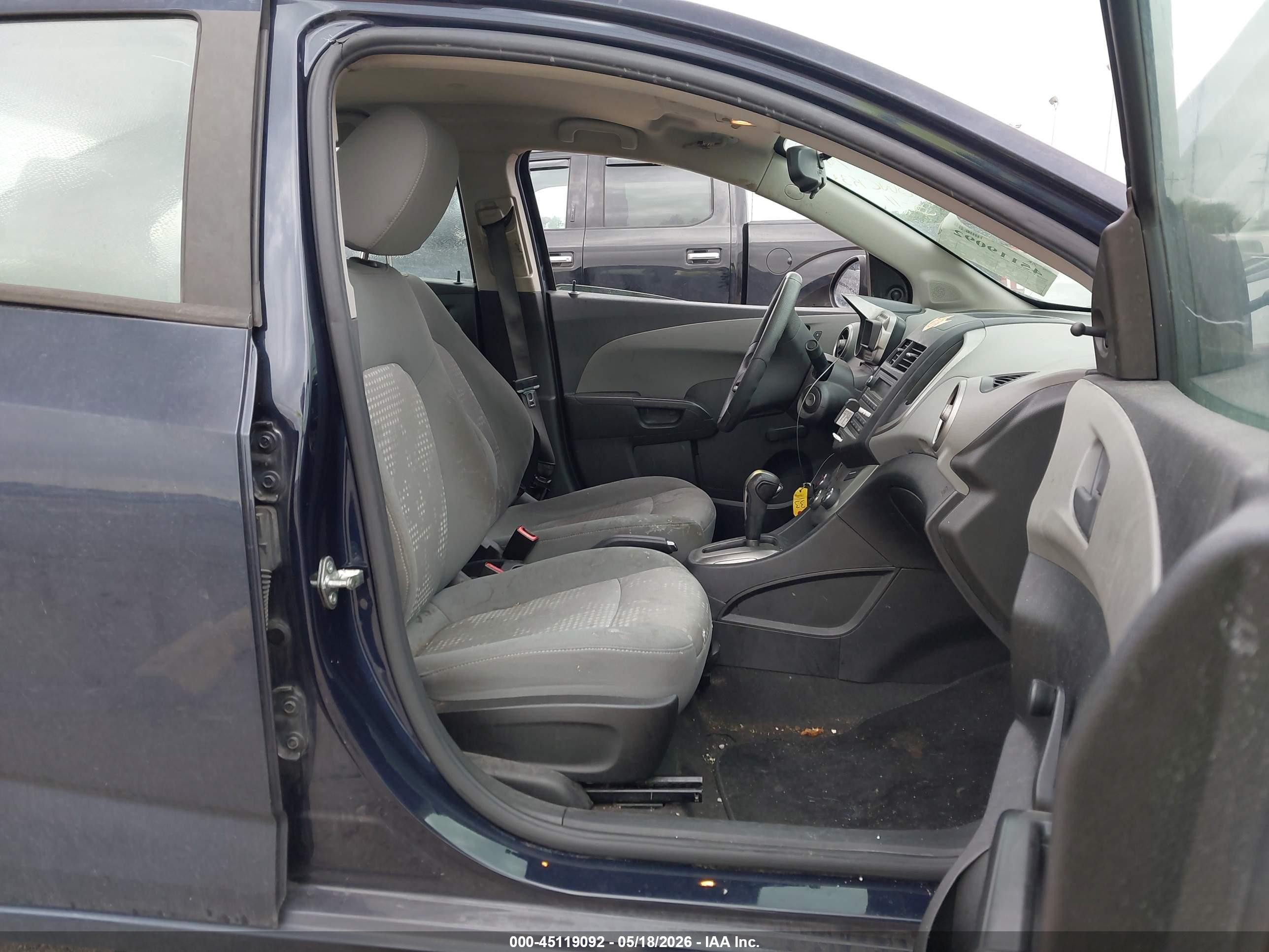 2015 Chevrolet Sonic Ls Auto Blue vin: 1G1JA5SH4F4181650