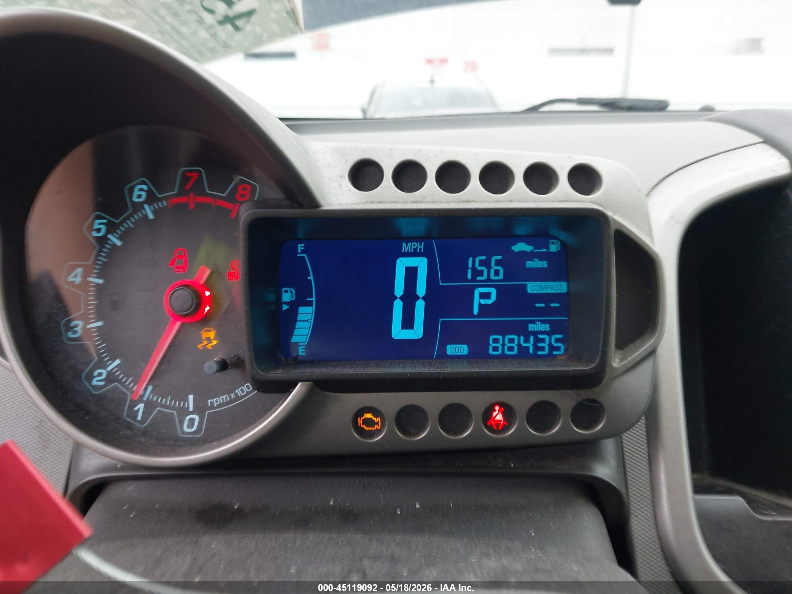 2015 Chevrolet Sonic Ls Auto Blue vin: 1G1JA5SH4F4181650