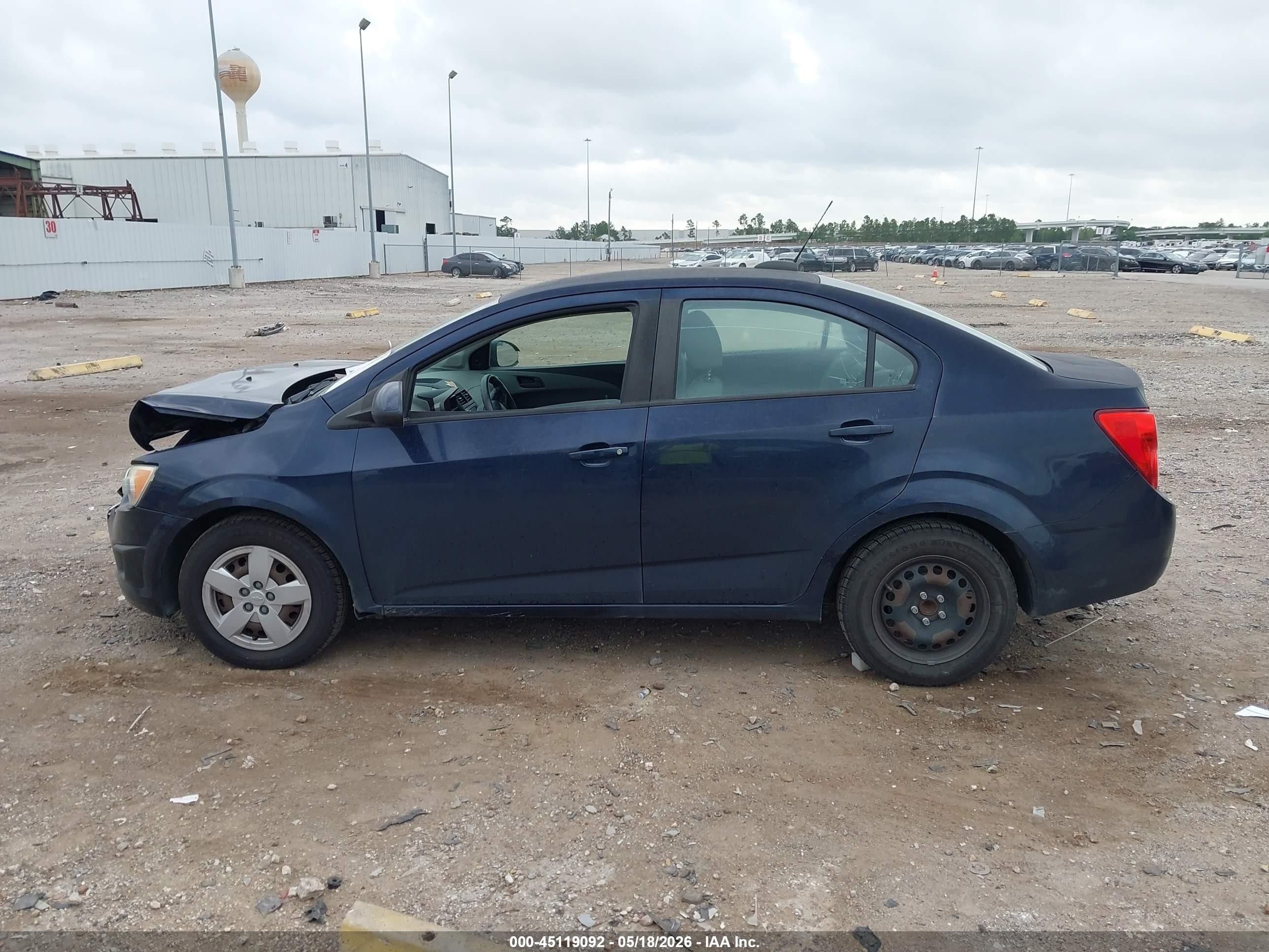 2015 Chevrolet Sonic Ls Auto Blue vin: 1G1JA5SH4F4181650