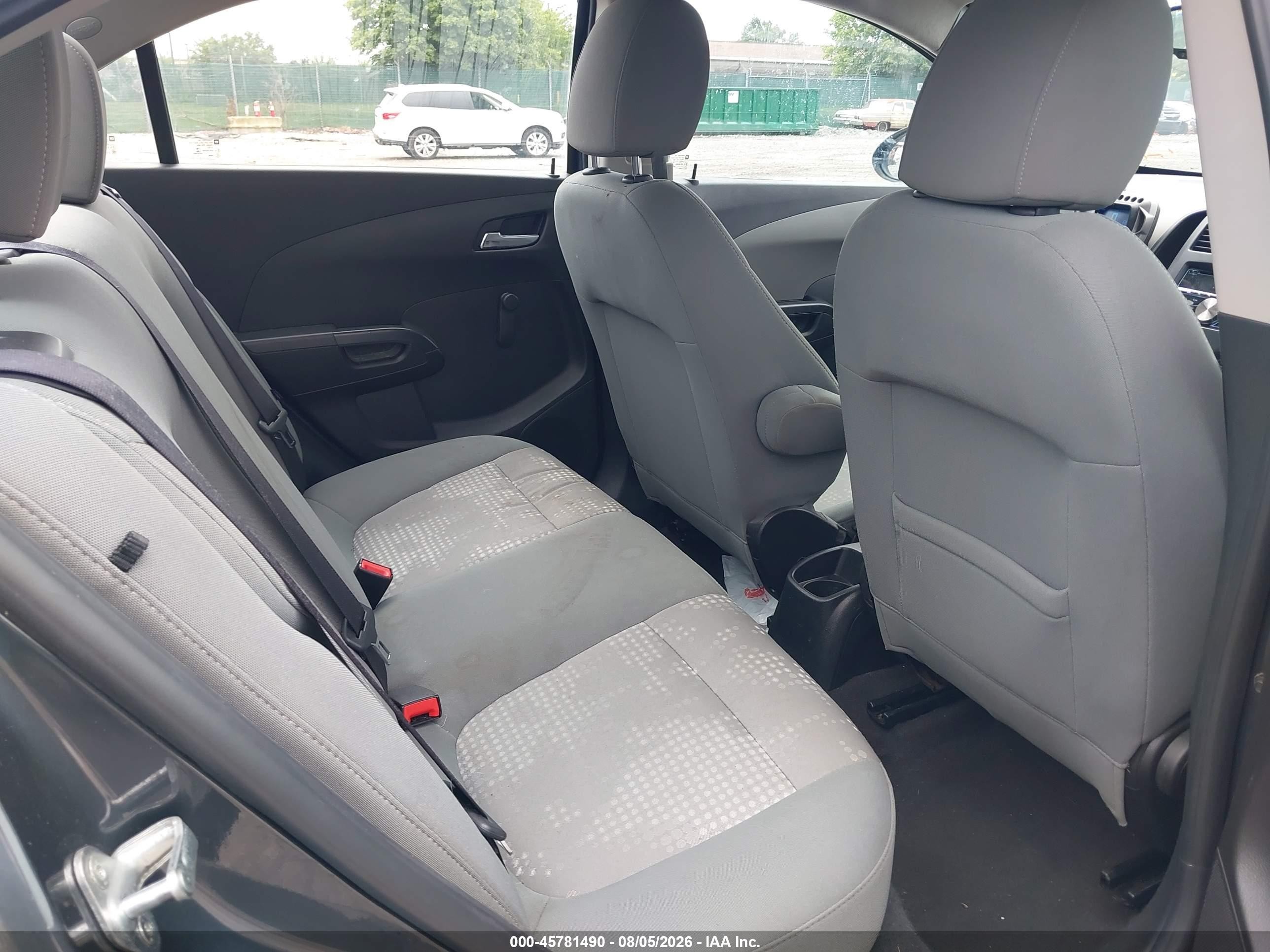2013 Chevrolet Sonic Ls Auto Gray vin: 1G1JA5SH5D4121647