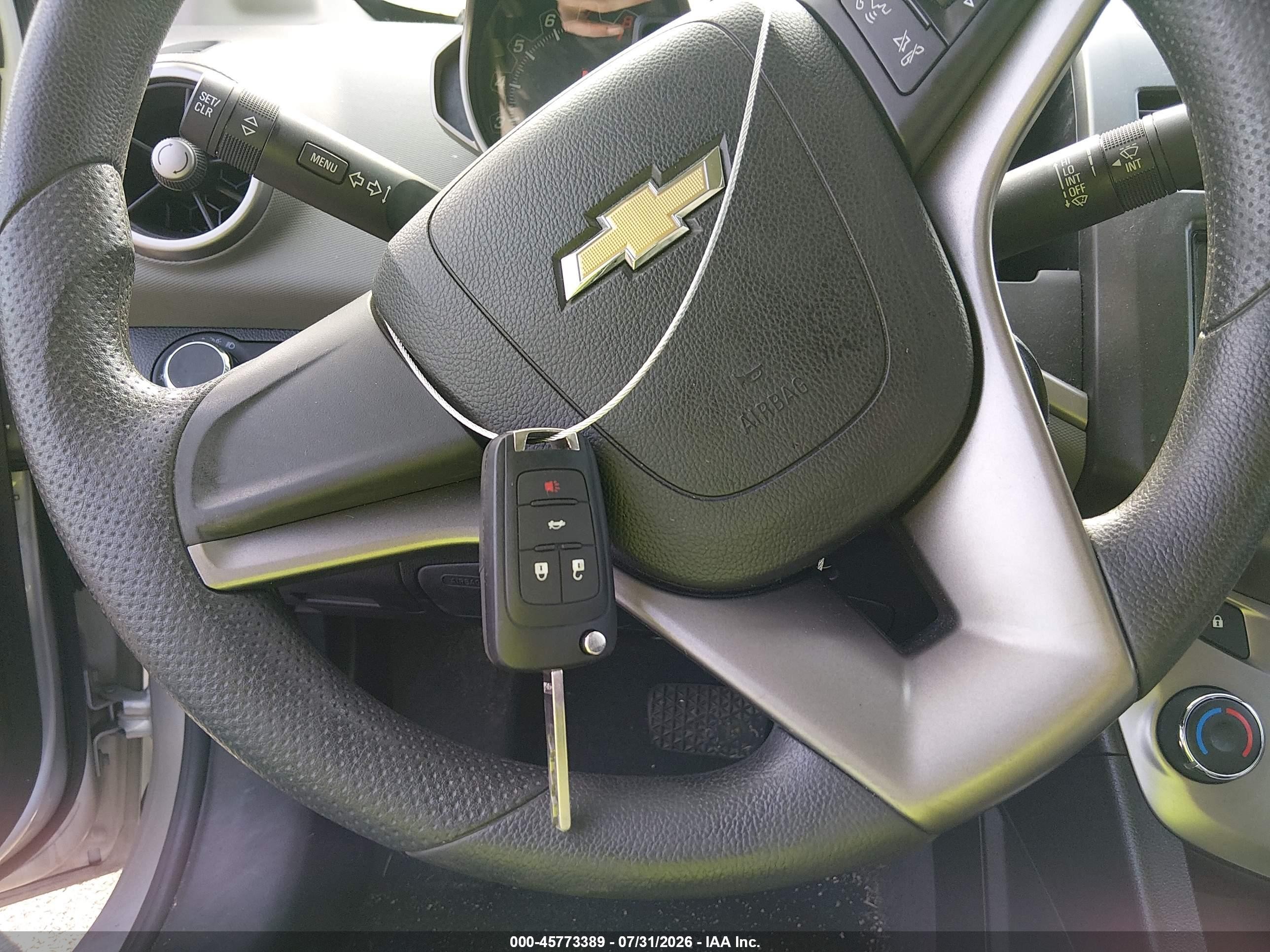 2014 Chevrolet Sonic Ls Auto Silver vin: 1G1JA5SH5E4168369