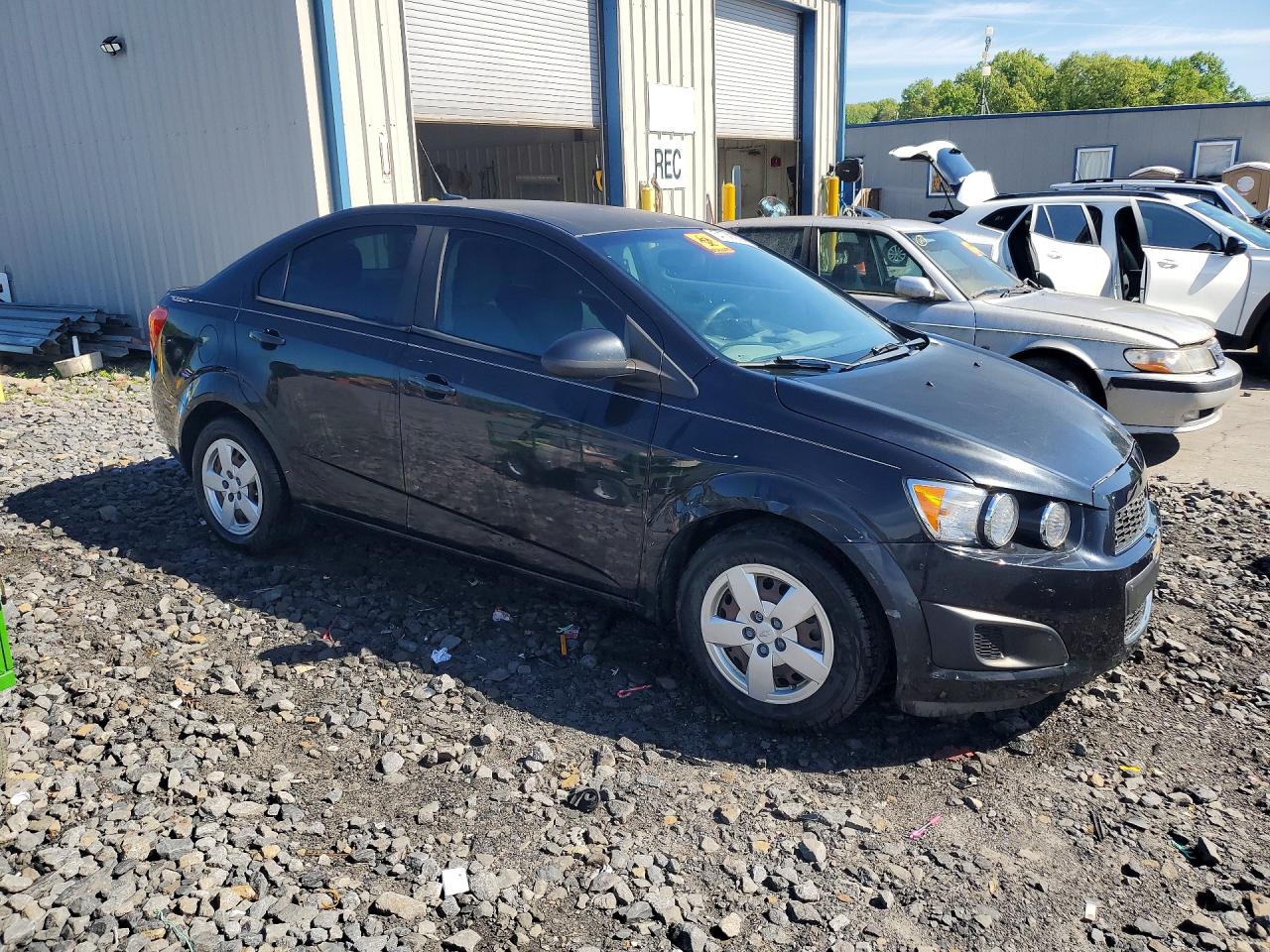2013 Chevrolet Sonic Ls Black vin: 1G1JA5SH6D4166628