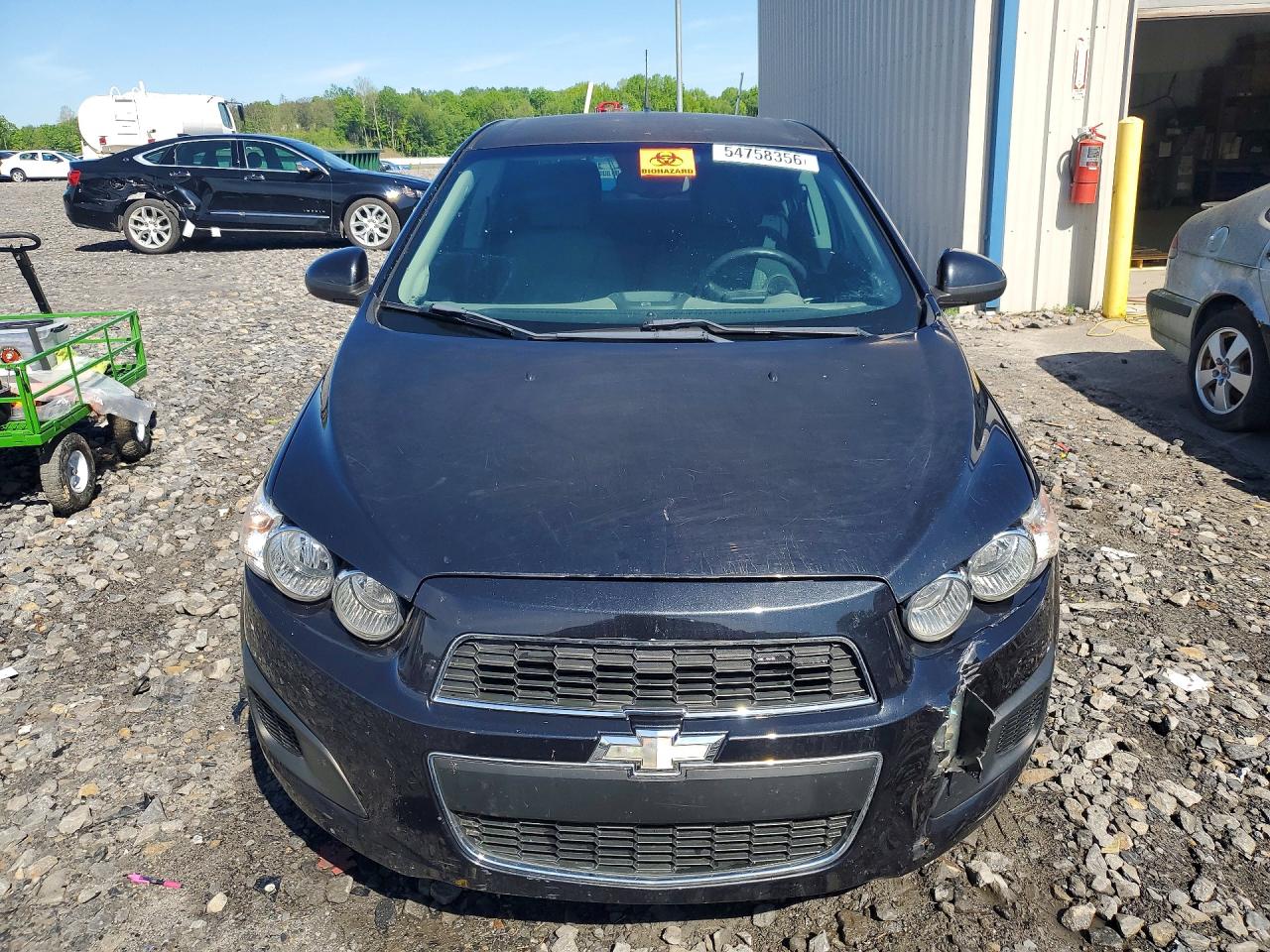 2013 Chevrolet Sonic Ls Black vin: 1G1JA5SH6D4166628