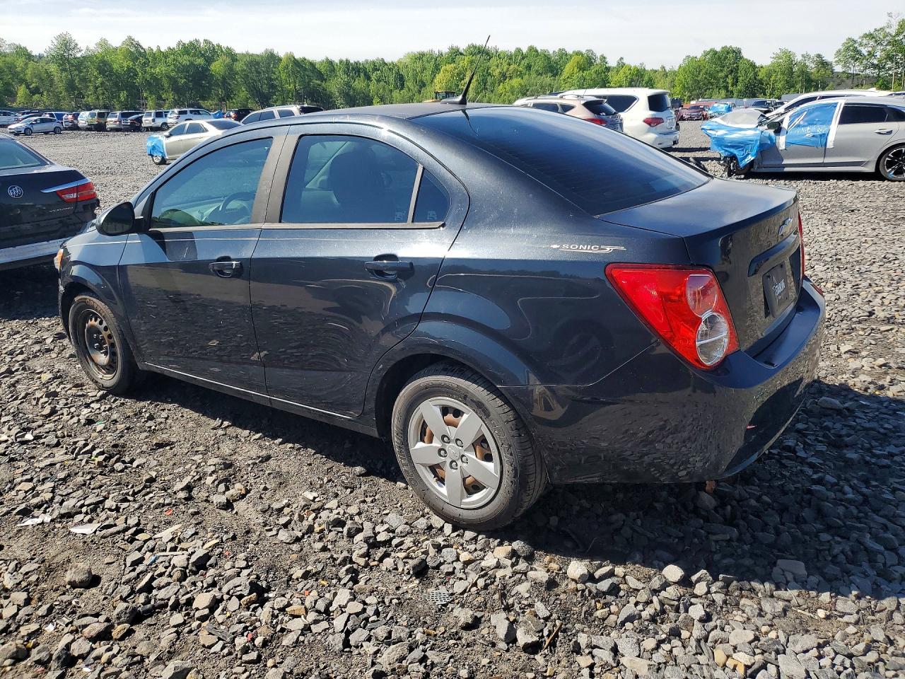 2013 Chevrolet Sonic Ls Black vin: 1G1JA5SH6D4166628