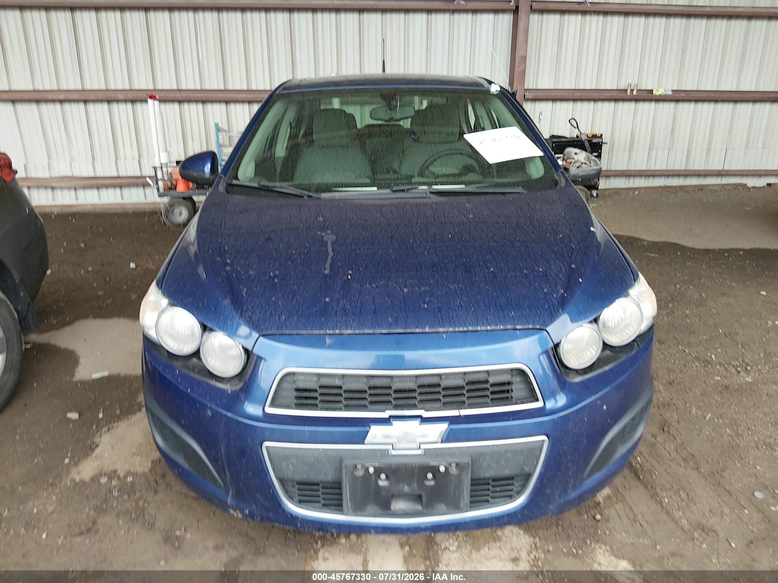 2014 Chevrolet Sonic Ls Auto Blue vin: 1G1JA5SH6E4114773