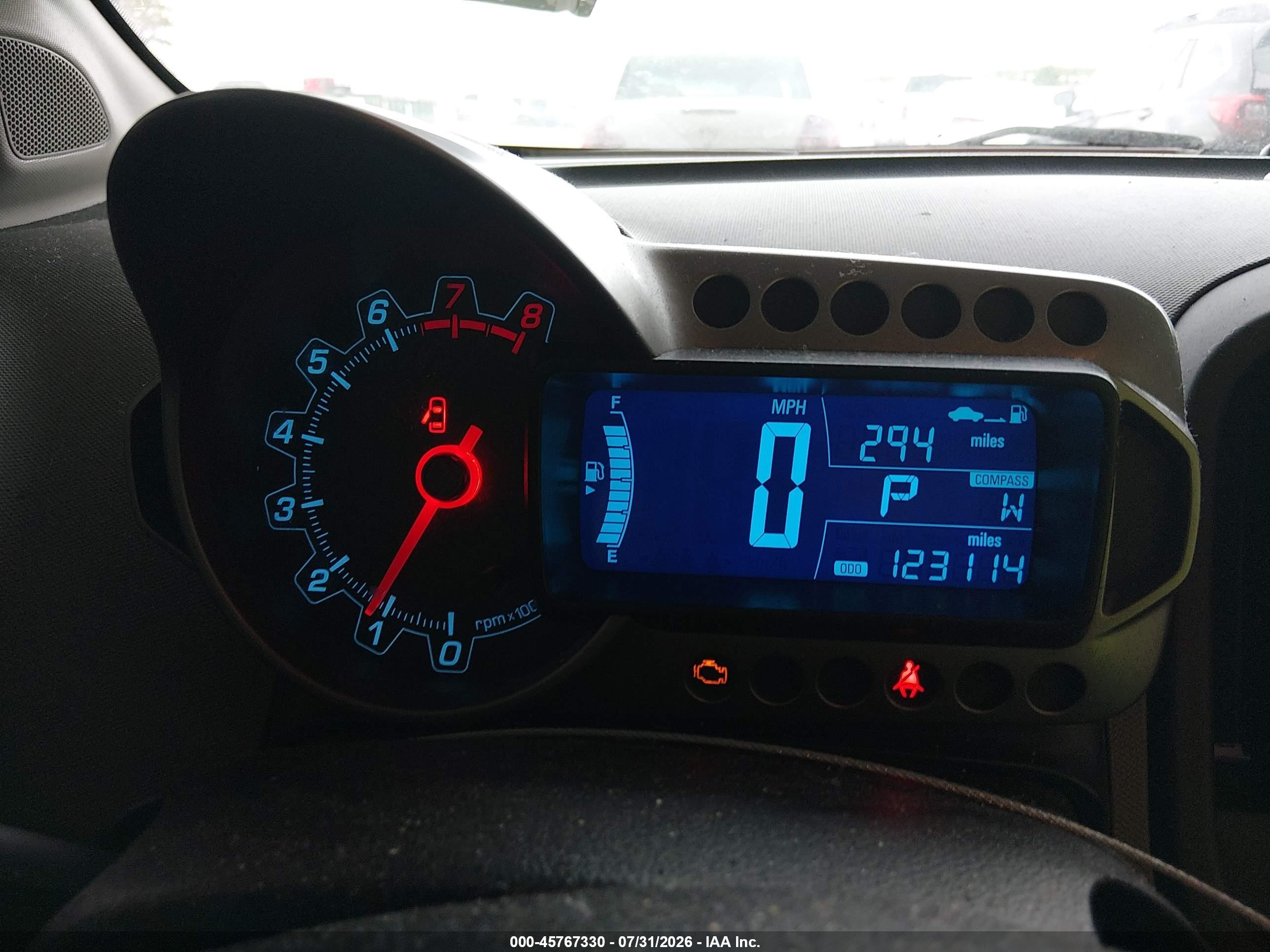 2014 Chevrolet Sonic Ls Auto Blue vin: 1G1JA5SH6E4114773