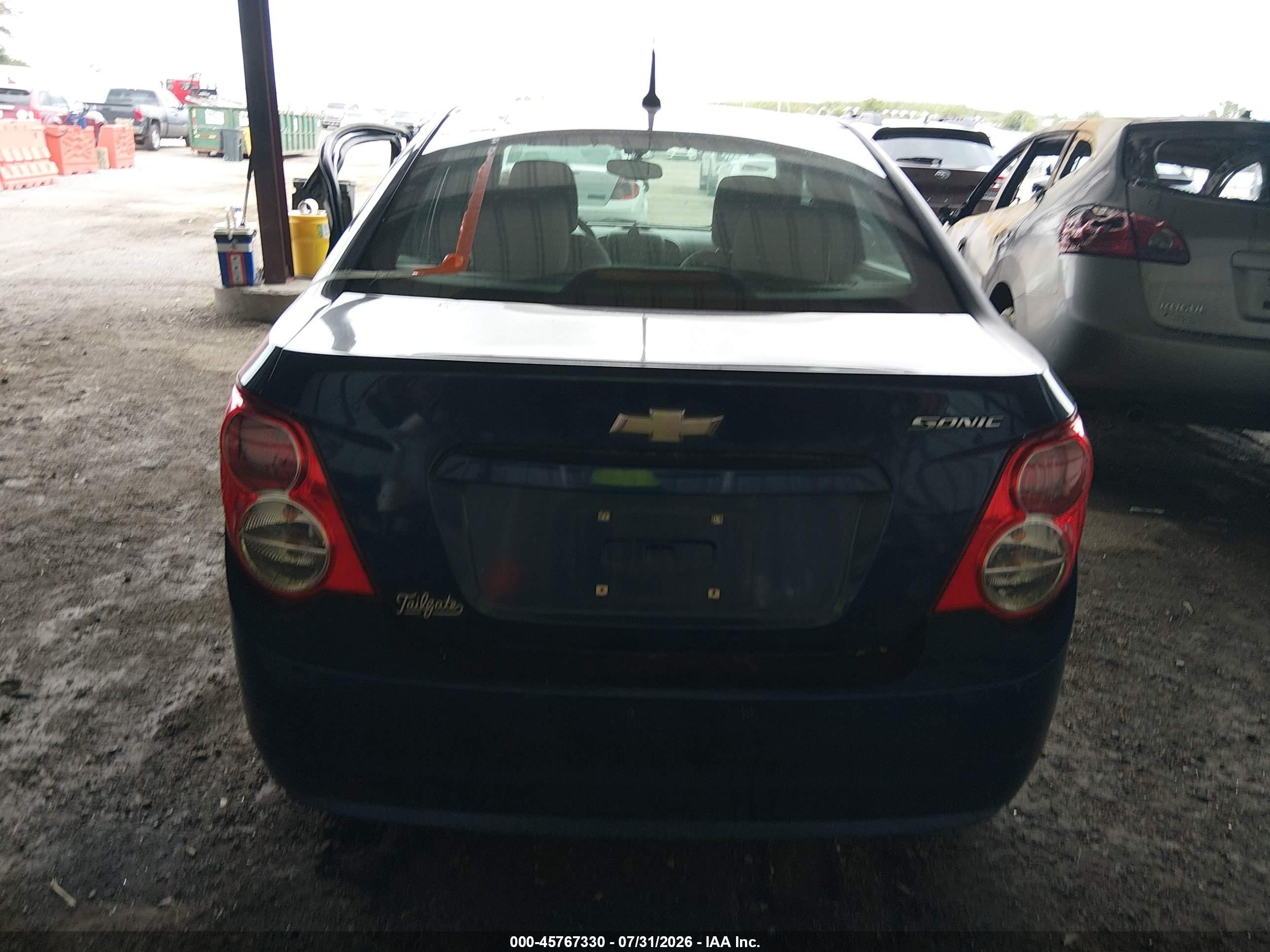 2014 Chevrolet Sonic Ls Auto Blue vin: 1G1JA5SH6E4114773