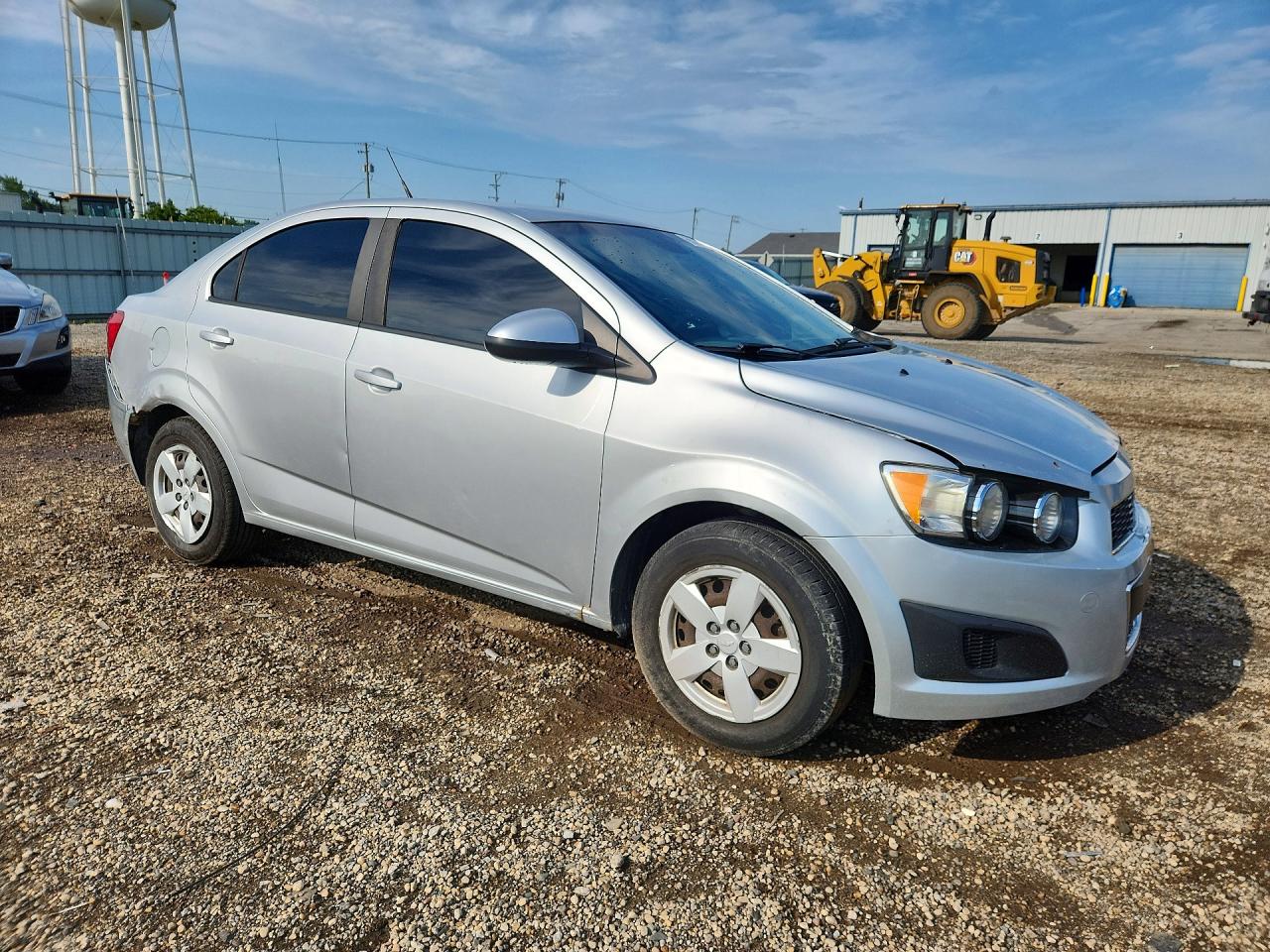 2013 Chevrolet Sonic Ls Silver vin: 1G1JA5SH7D4108785