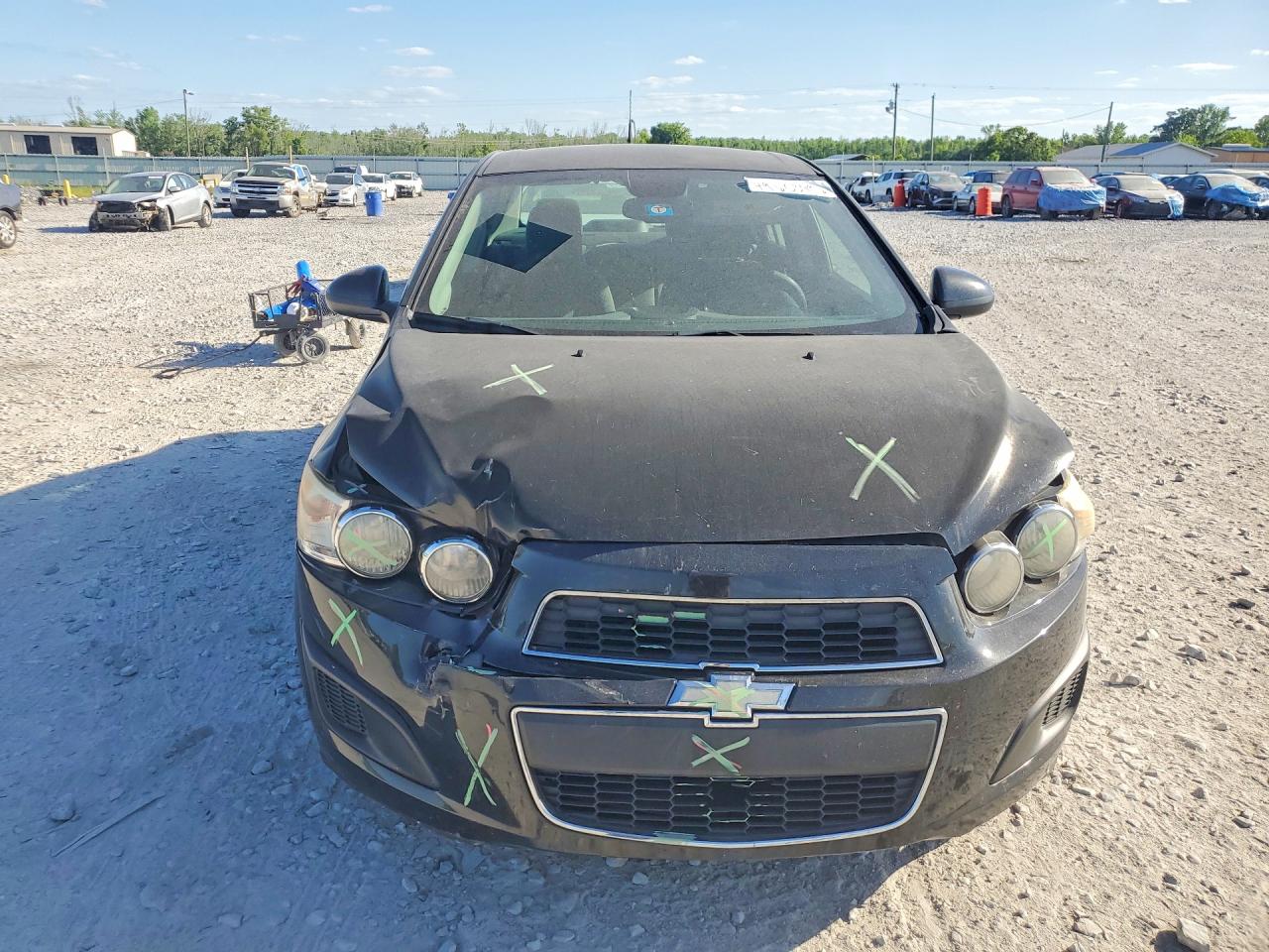 2013 Chevrolet Sonic Ls Black vin: 1G1JA5SH7D4171496