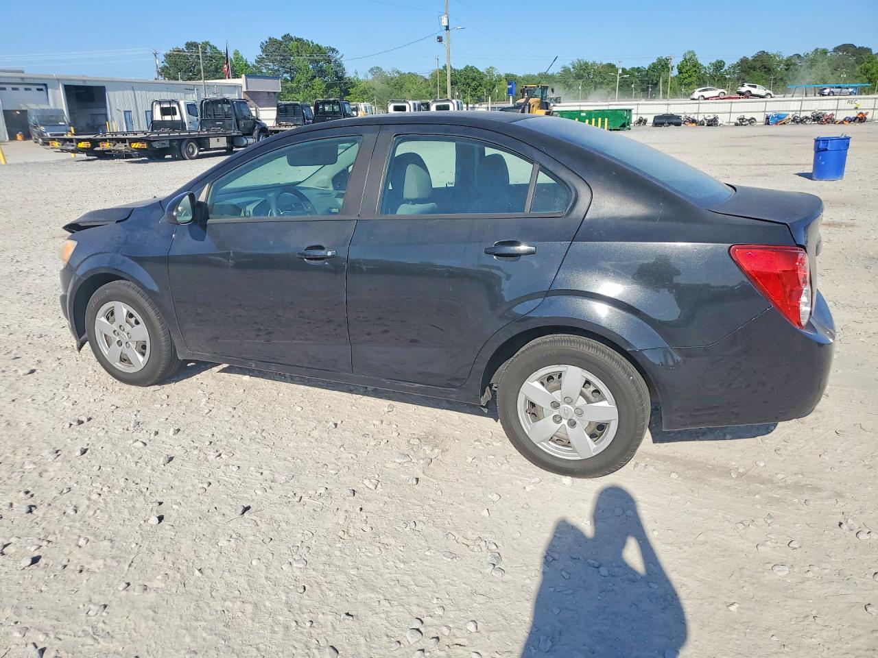 2013 Chevrolet Sonic Ls Black vin: 1G1JA5SH7D4171496