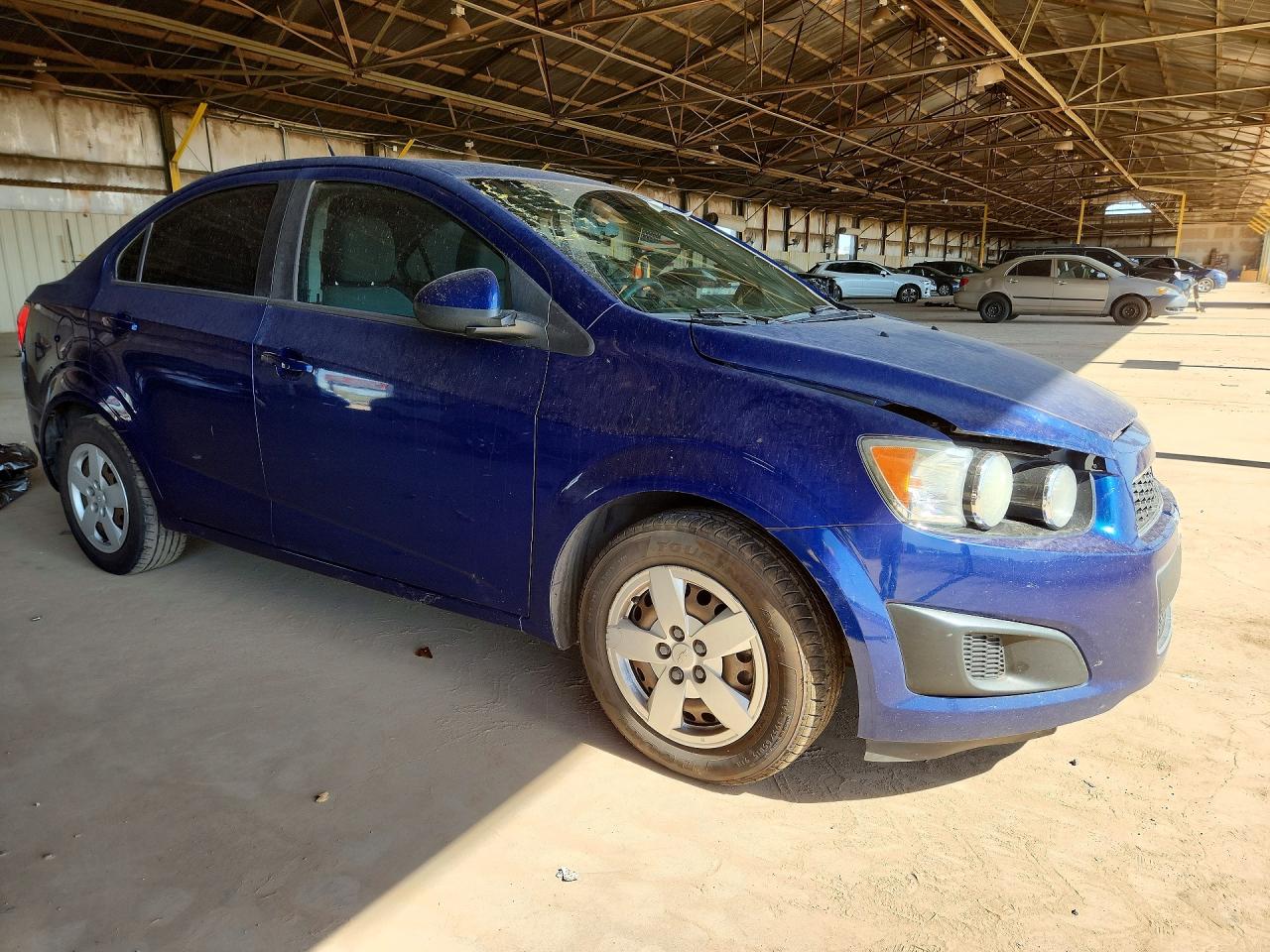 2013 Chevrolet Sonic Ls Blue vin: 1G1JA5SH7D4200690