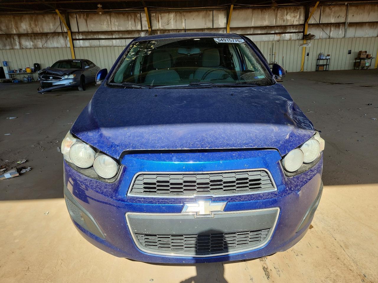 2013 Chevrolet Sonic Ls Blue vin: 1G1JA5SH7D4200690