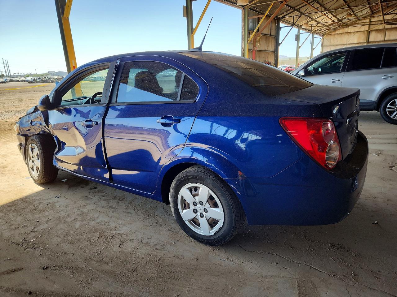 2013 Chevrolet Sonic Ls Blue vin: 1G1JA5SH7D4200690