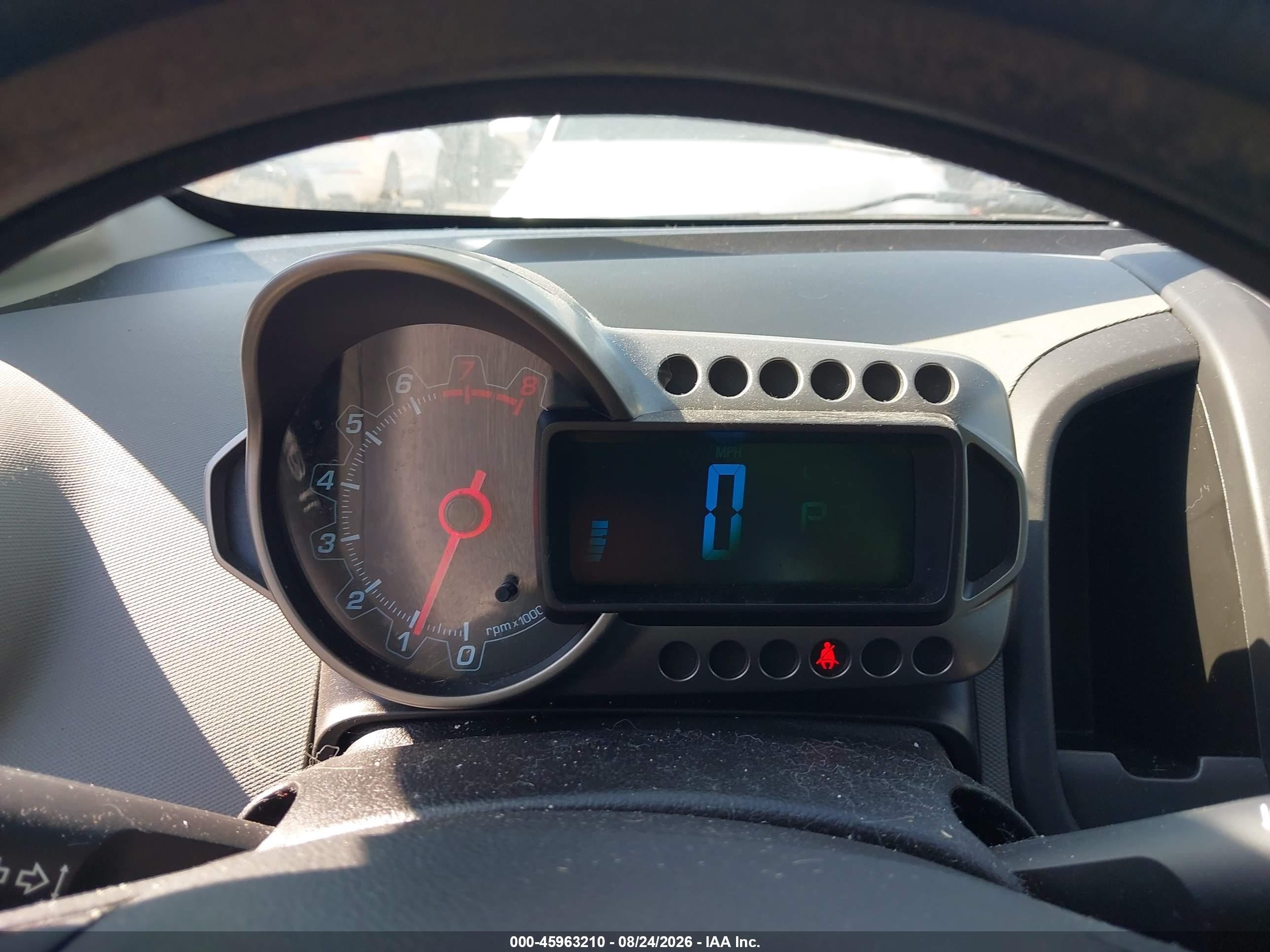 2012 Chevrolet Sonic 2ls Silver vin: 1G1JA5SH8C4225077