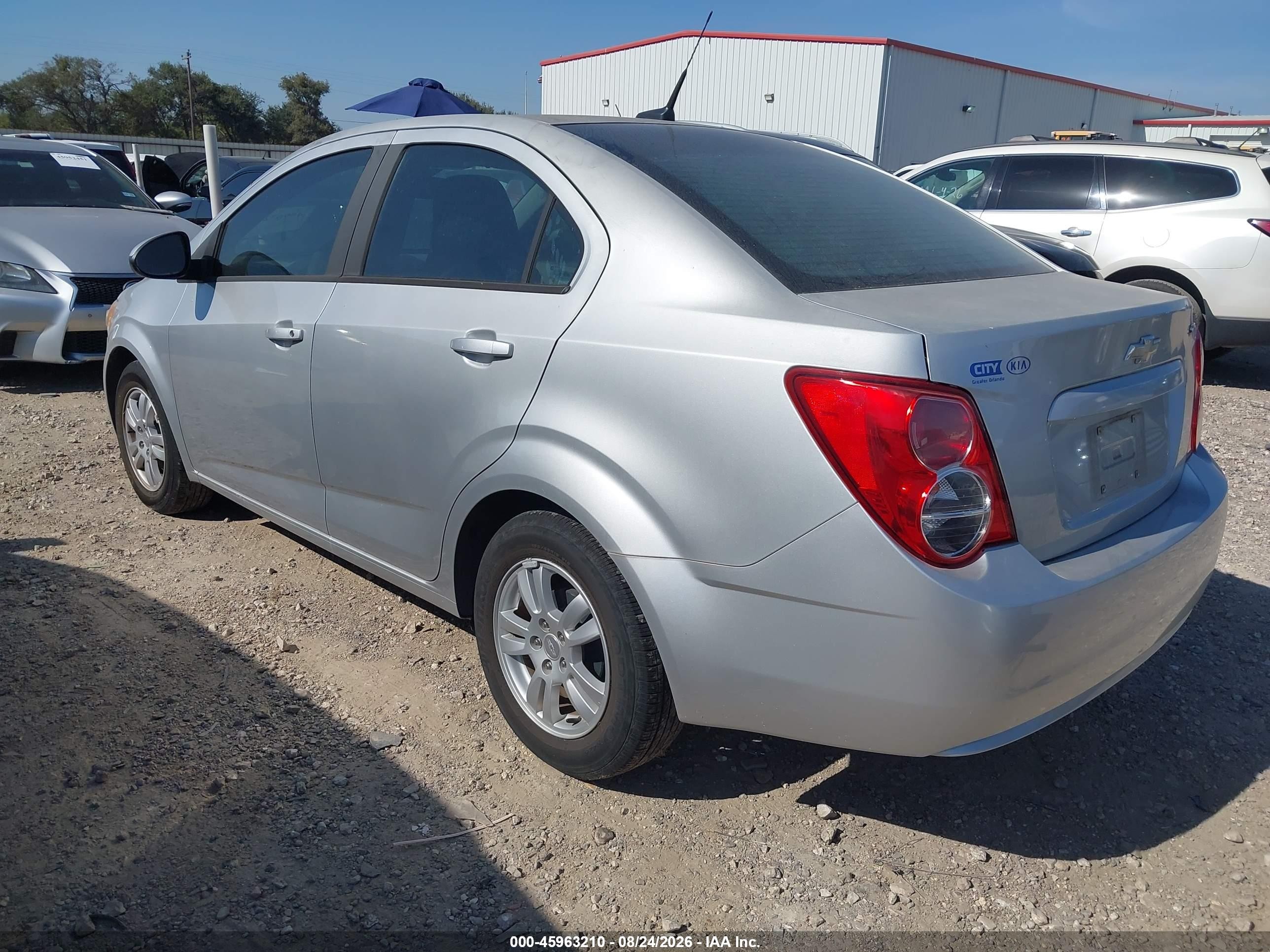 2012 Chevrolet Sonic 2ls Silver vin: 1G1JA5SH8C4225077