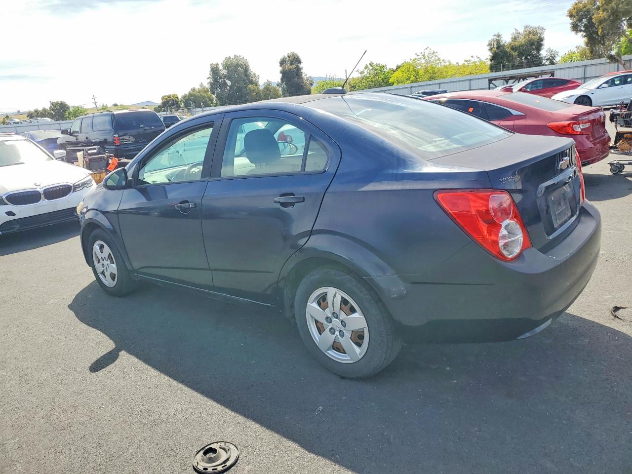 2015 Chevrolet Sonic Ls Blue vin: 1G1JA5SH8F4148666