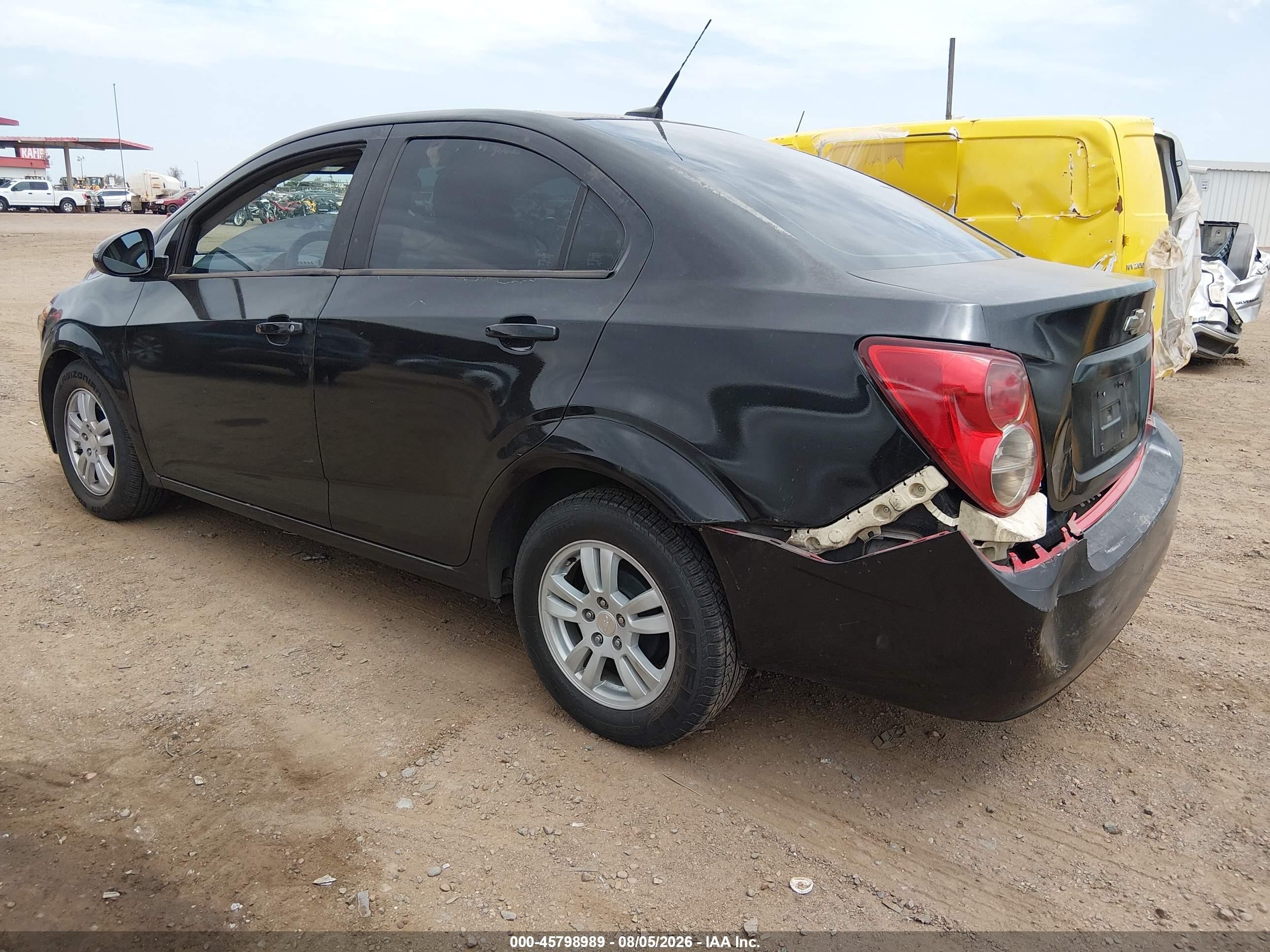 2012 Chevrolet Sonic 2ls Black vin: 1G1JA5SH9C4216498