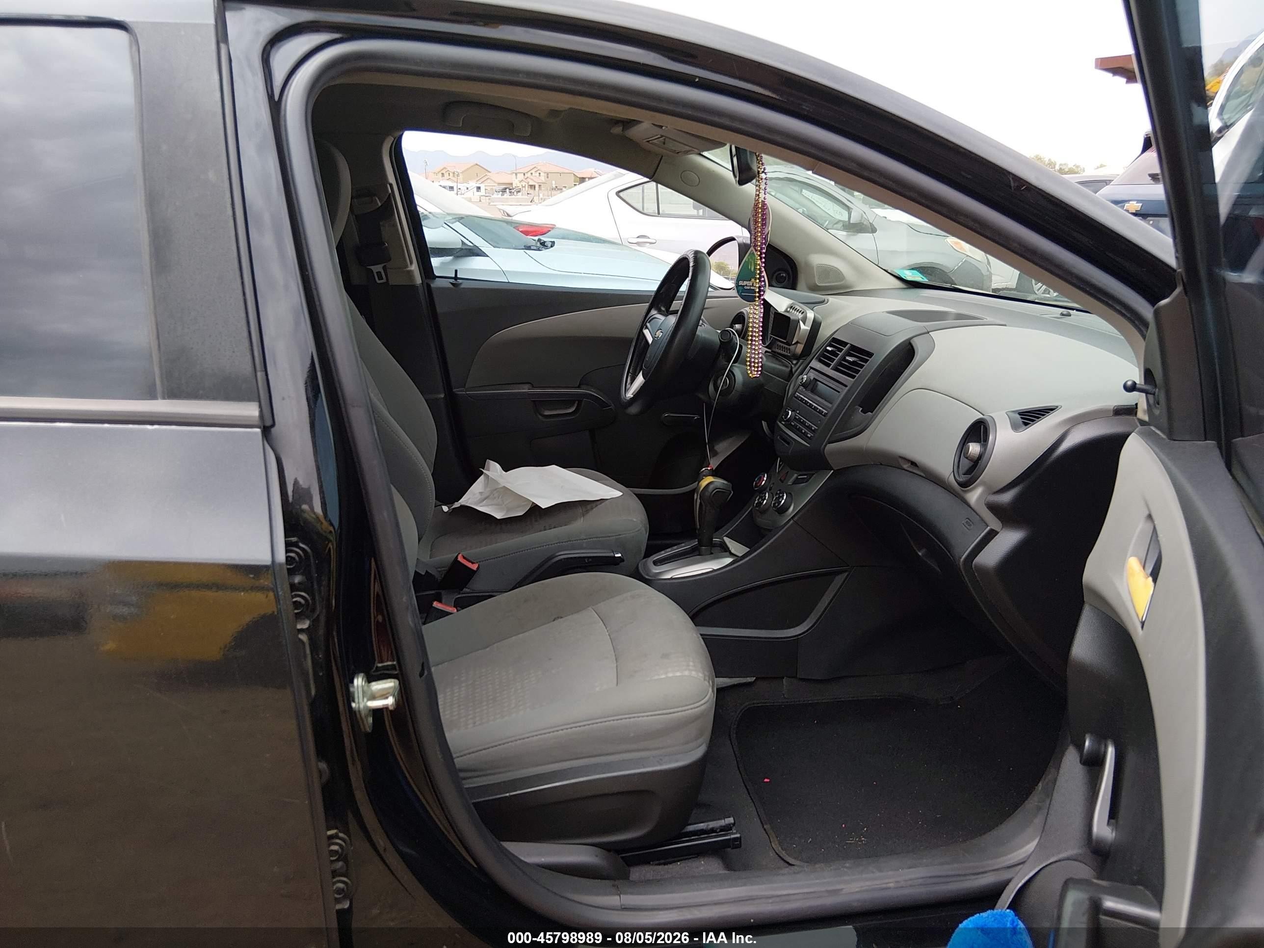 2012 Chevrolet Sonic 2ls Black vin: 1G1JA5SH9C4216498