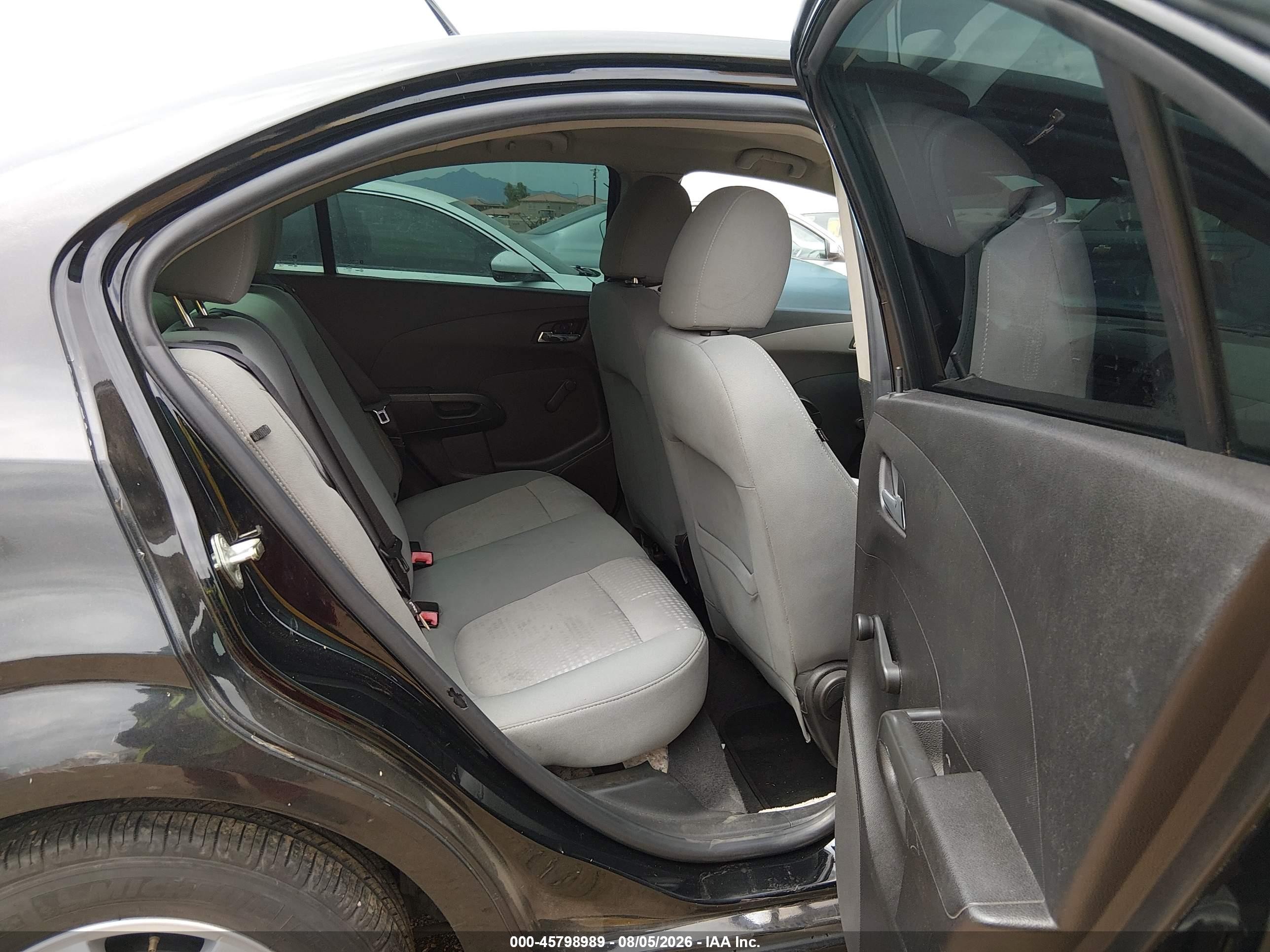 2012 Chevrolet Sonic 2ls Black vin: 1G1JA5SH9C4216498