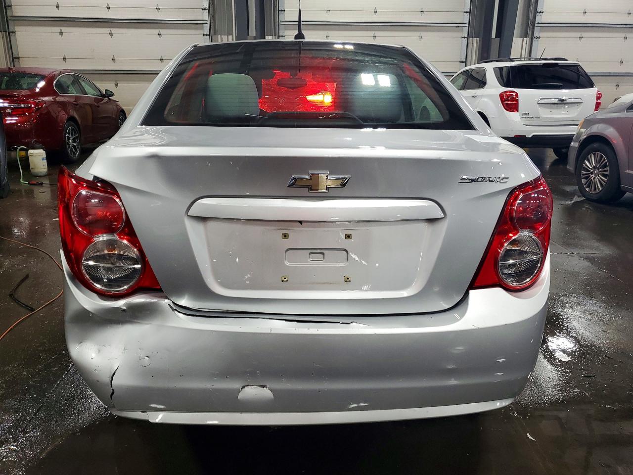 2014 Chevrolet Sonic Ls Silver vin: 1G1JA5SH9E4107994