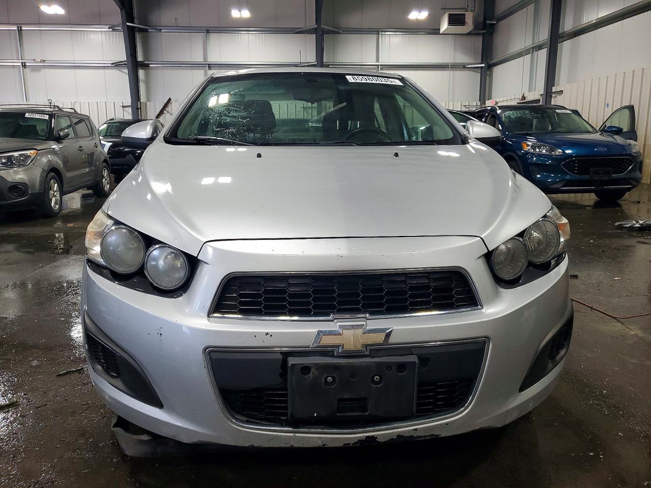 2014 Chevrolet Sonic Ls Silver vin: 1G1JA5SH9E4107994