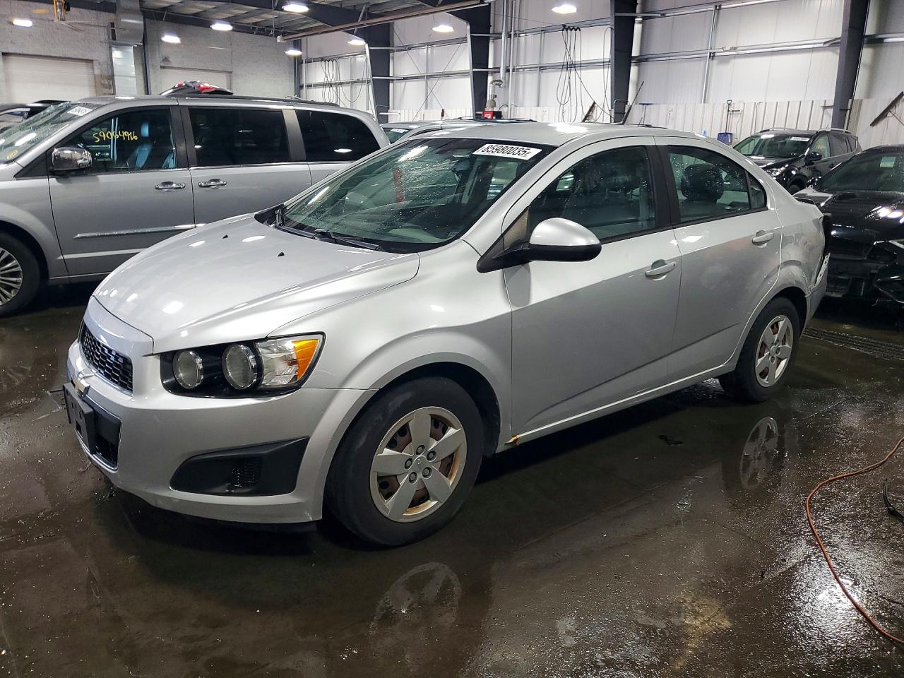2014 Chevrolet Sonic Ls Silver vin: 1G1JA5SH9E4107994