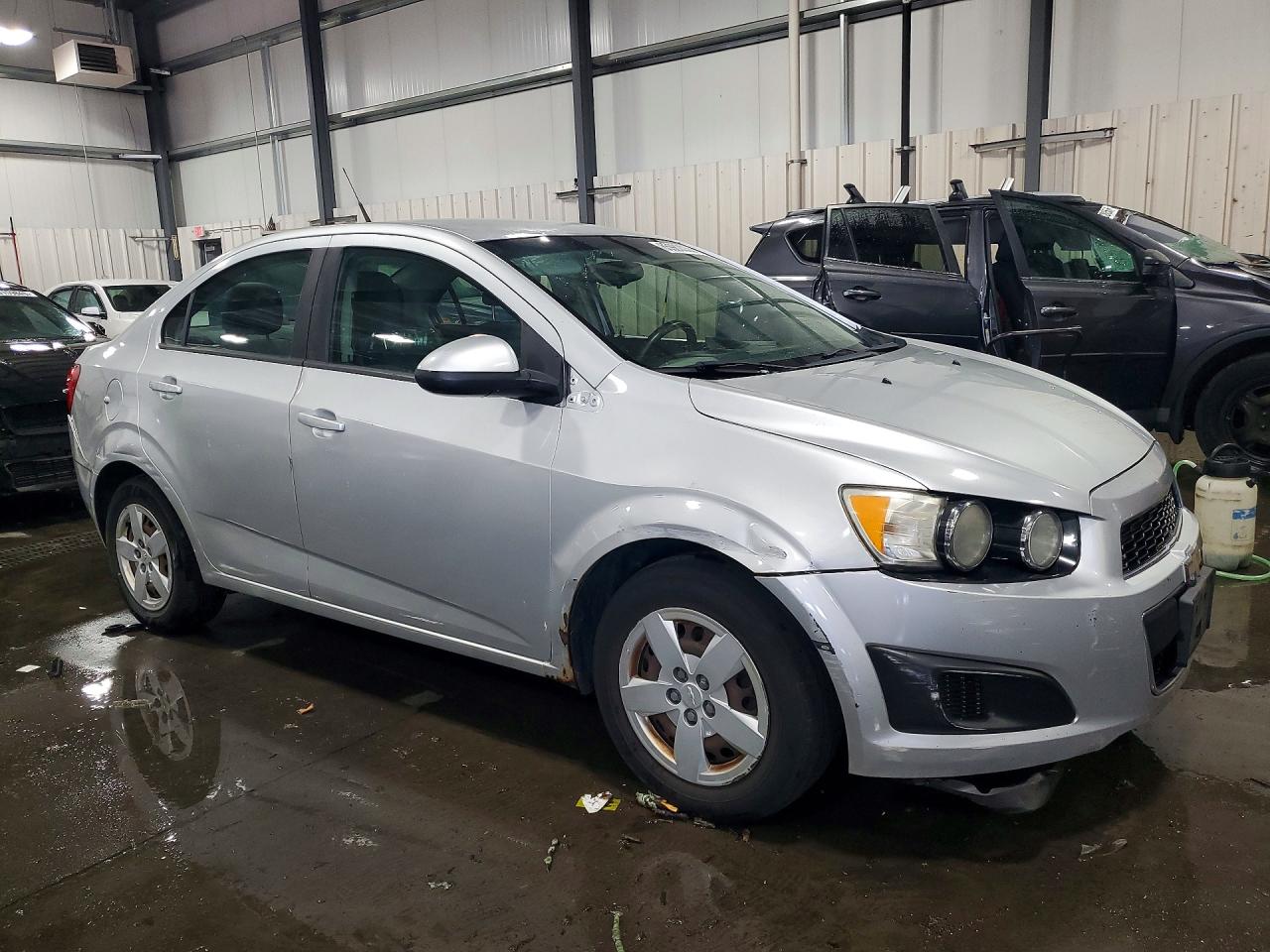 2014 Chevrolet Sonic Ls Silver vin: 1G1JA5SH9E4107994
