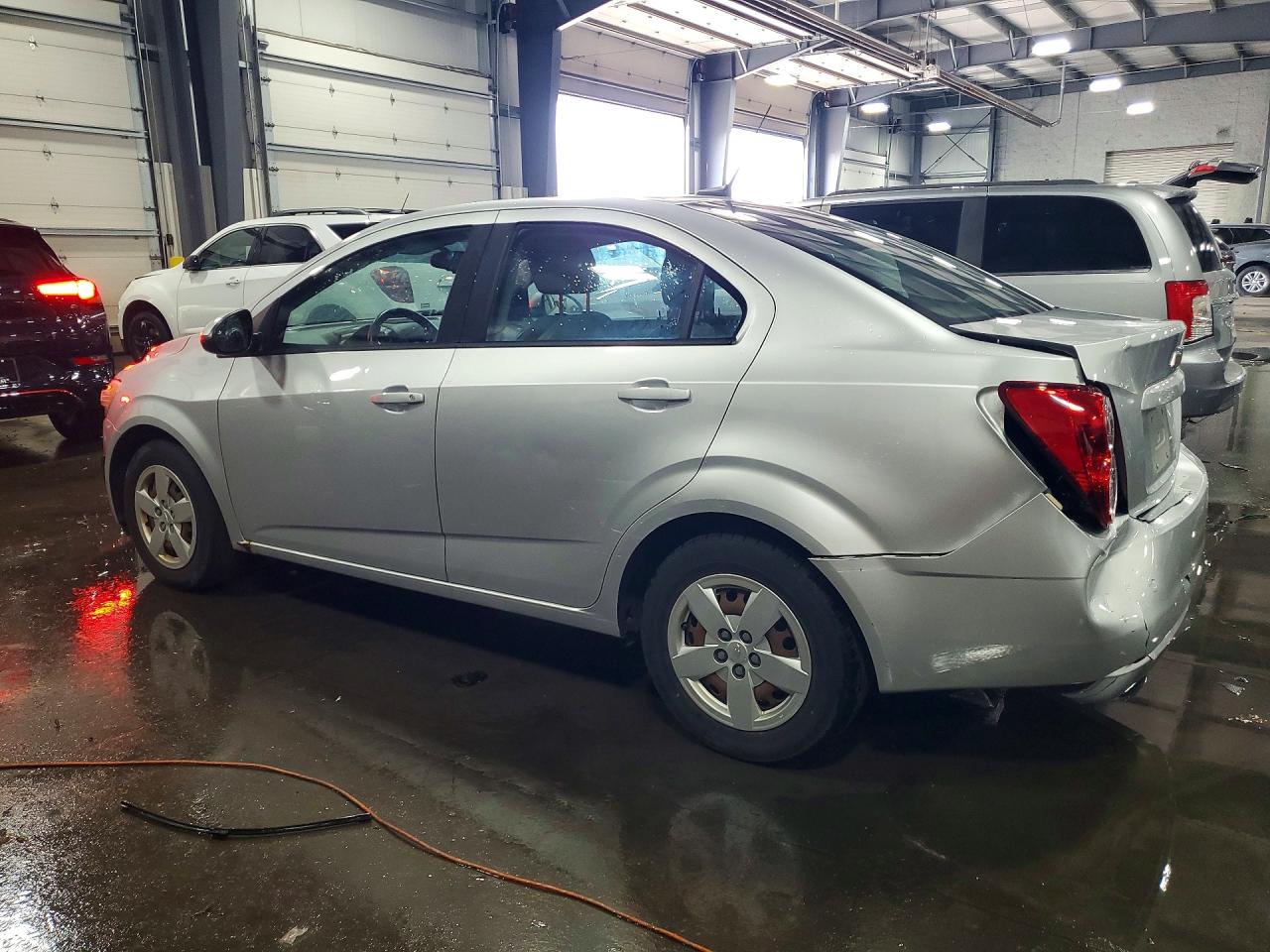 2014 Chevrolet Sonic Ls Silver vin: 1G1JA5SH9E4107994