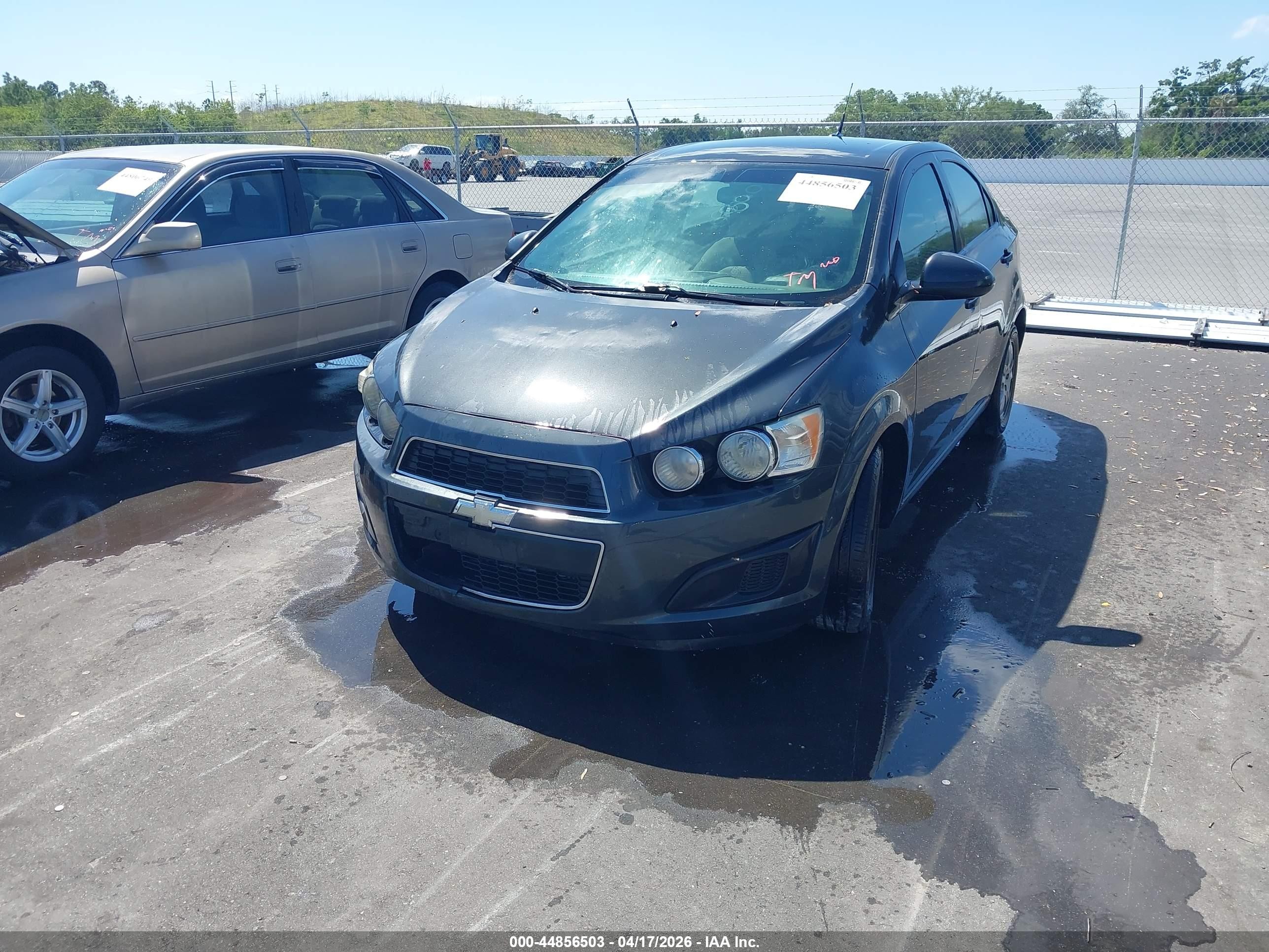 2014 Chevrolet Sonic Ls Auto Gray vin: 1G1JA5SH9E4237371