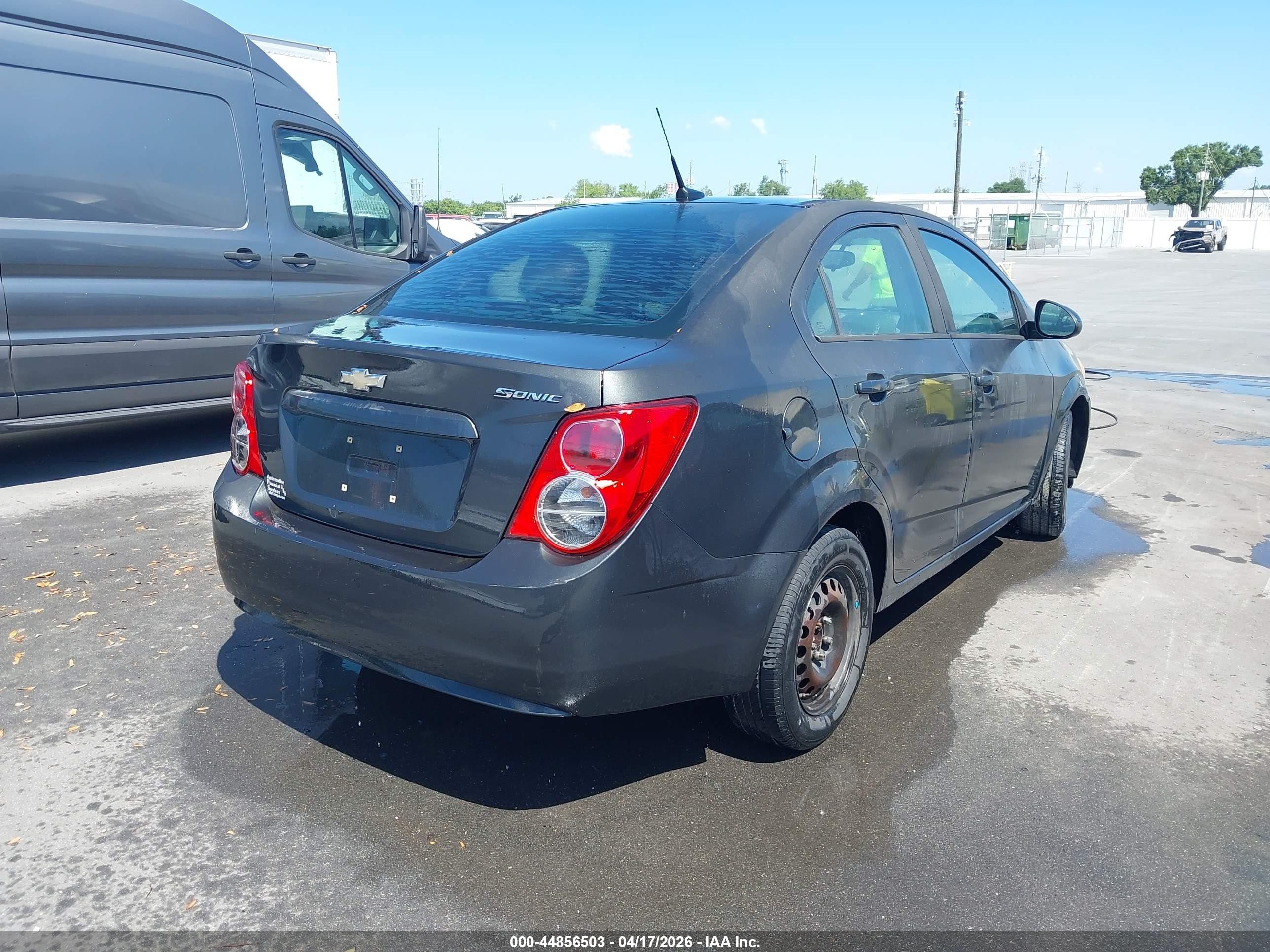 2014 Chevrolet Sonic Ls Auto Gray vin: 1G1JA5SH9E4237371