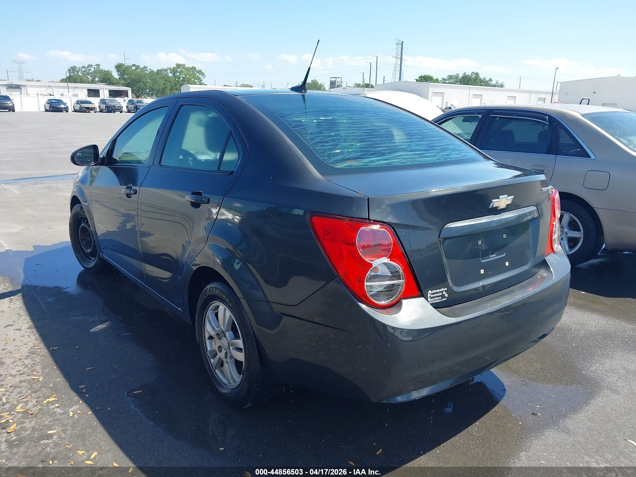 2014 Chevrolet Sonic Ls Auto Gray vin: 1G1JA5SH9E4237371