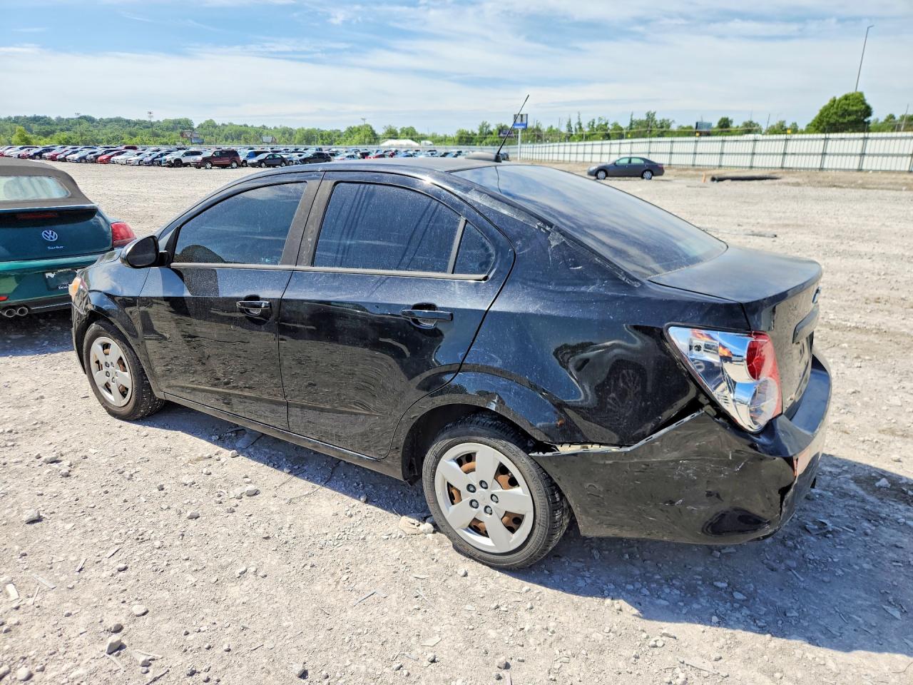 2016 Chevrolet Sonic Ls Black vin: 1G1JA5SH9G4165896