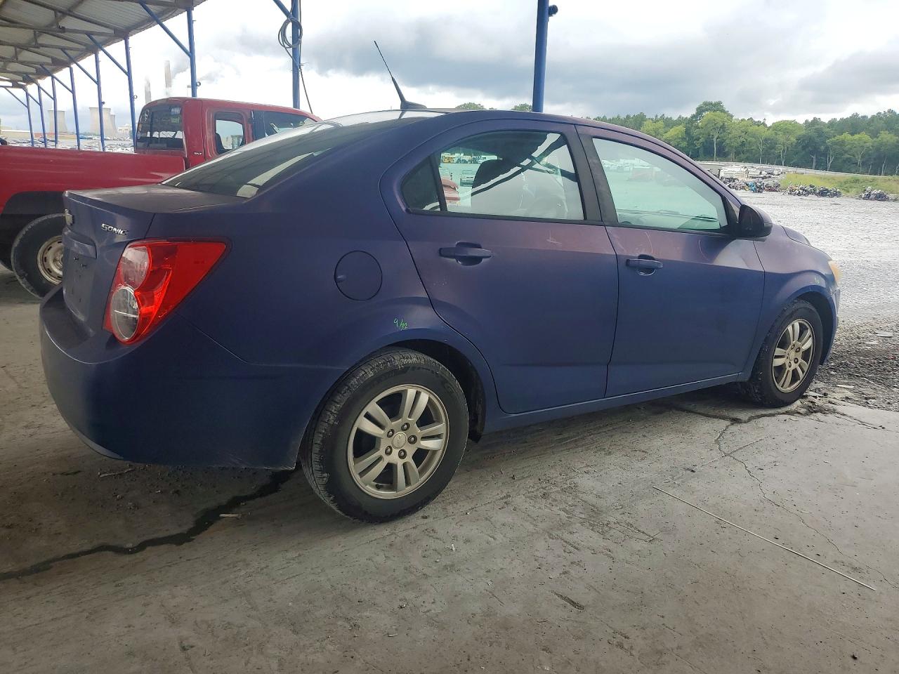 2012 Chevrolet Sonic Ls Blue vin: 1G1JA5SHXC4206501