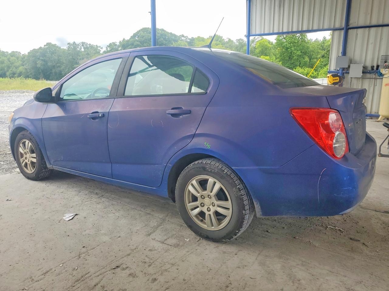 2012 Chevrolet Sonic Ls Blue vin: 1G1JA5SHXC4206501