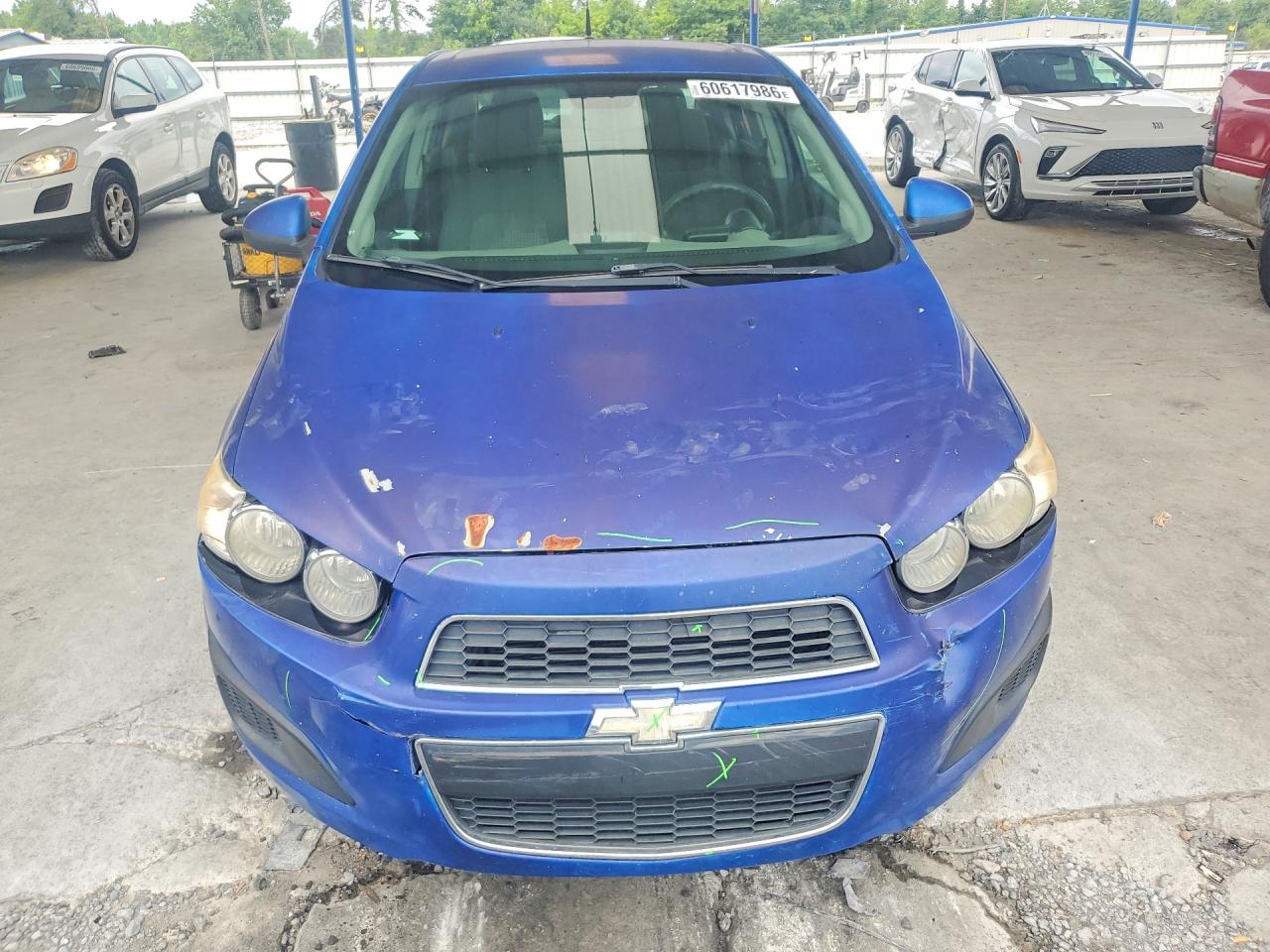 2012 Chevrolet Sonic Ls Blue vin: 1G1JA5SHXC4206501