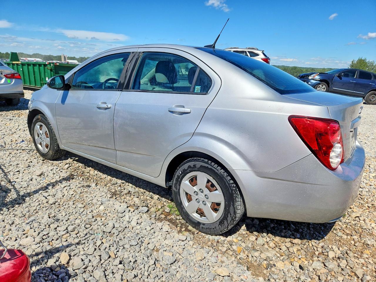 2013 Chevrolet Sonic Ls Silver vin: 1G1JA5SHXD4132613