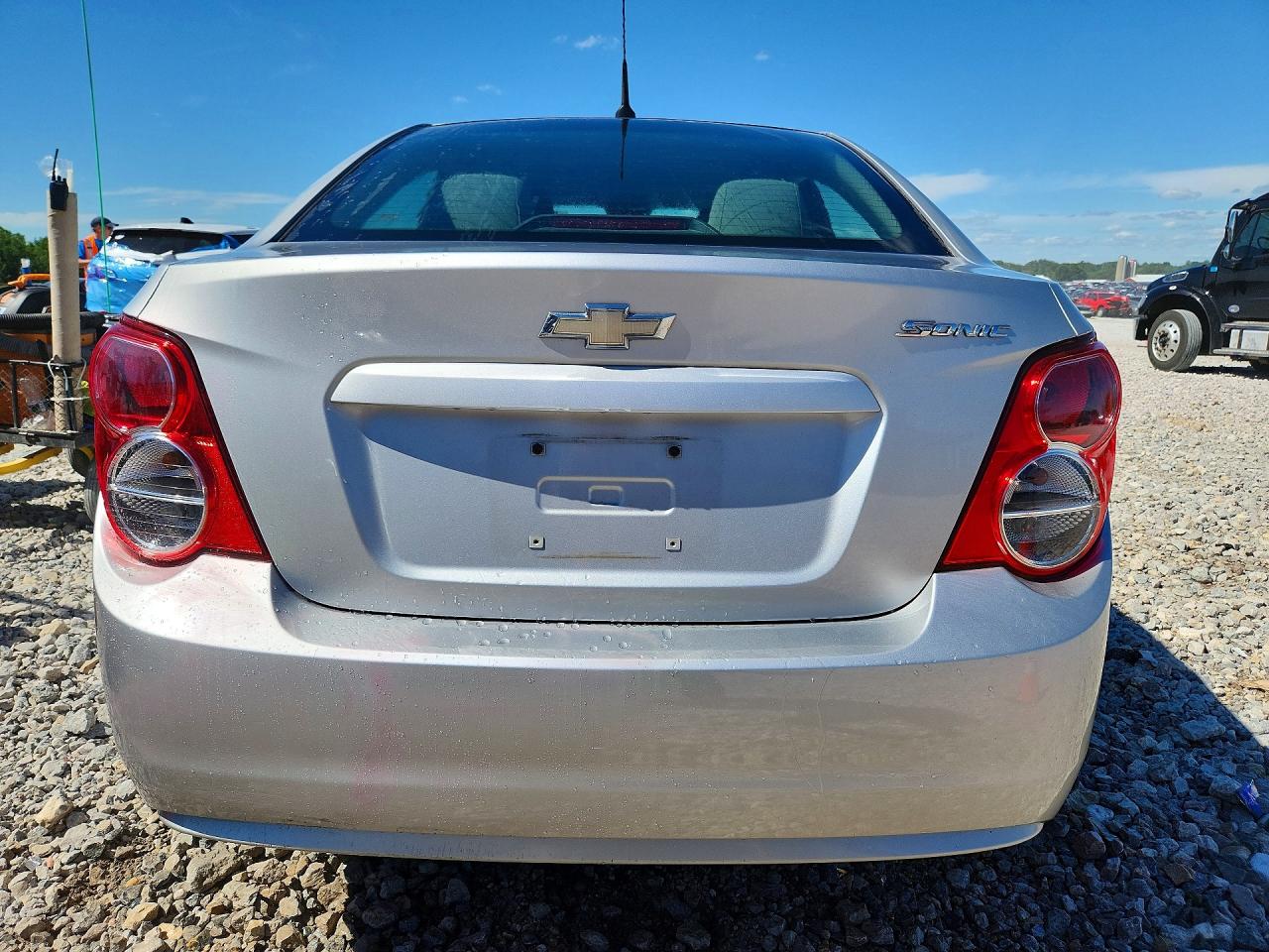 2013 Chevrolet Sonic Ls Silver vin: 1G1JA5SHXD4132613